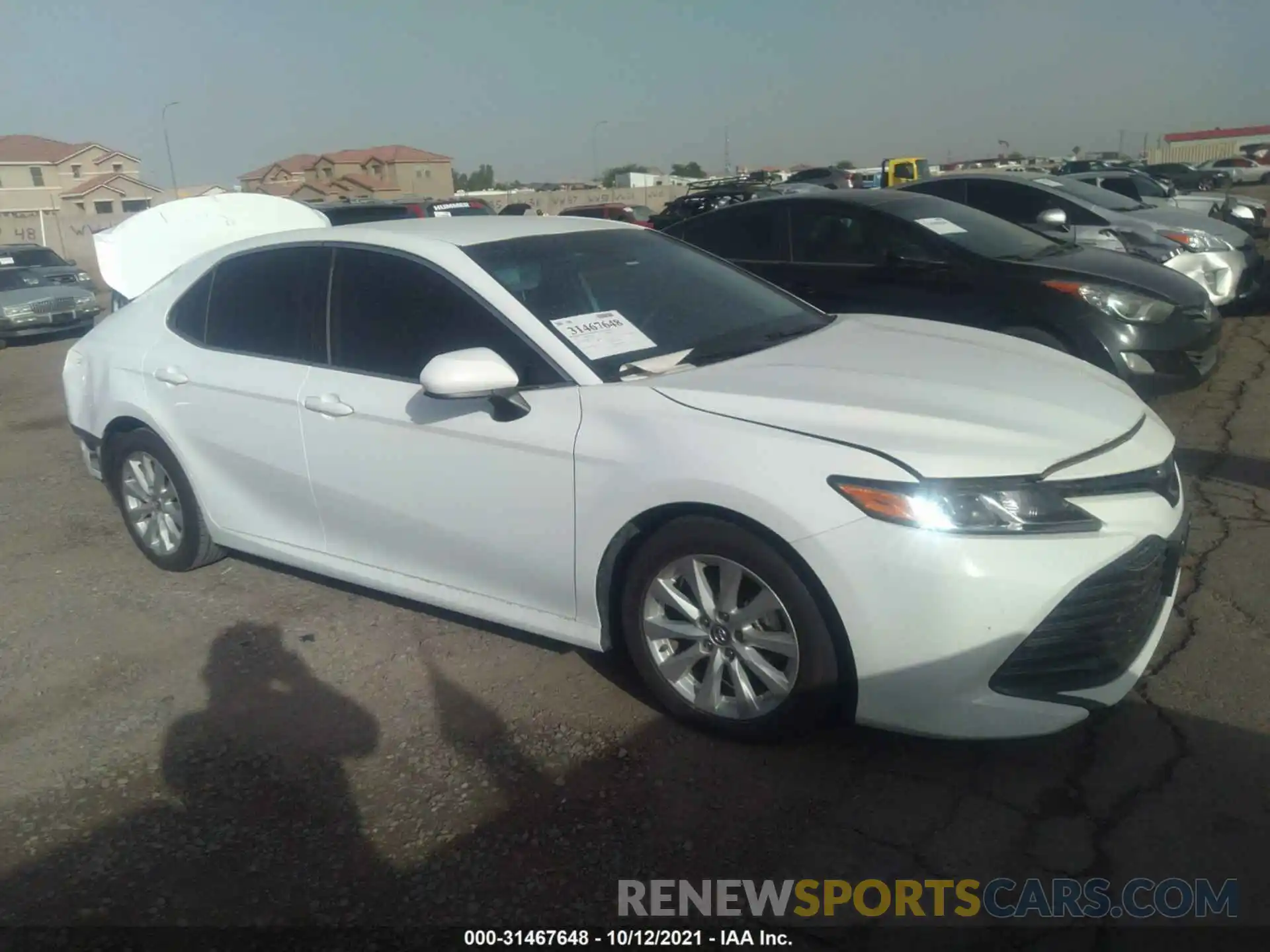 1 Photograph of a damaged car 4T1B11HK3KU772758 TOYOTA CAMRY 2019