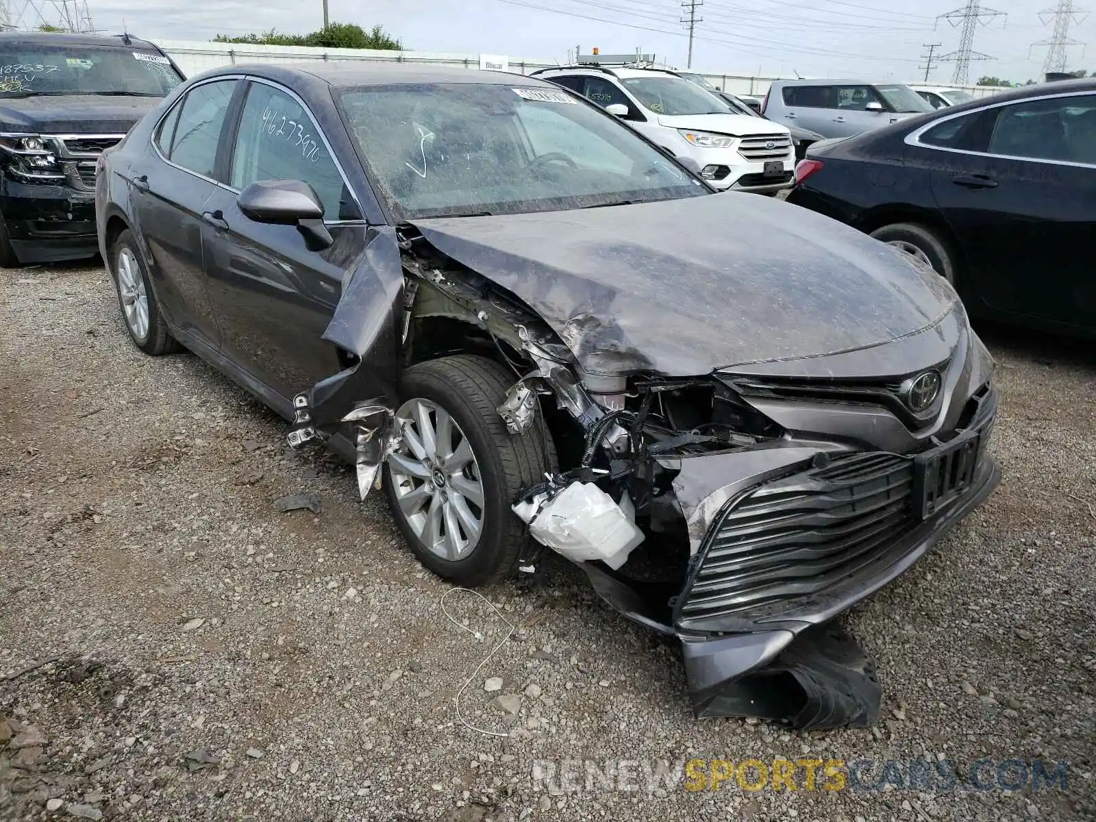 1 Photograph of a damaged car 4T1B11HK3KU772954 TOYOTA CAMRY 2019