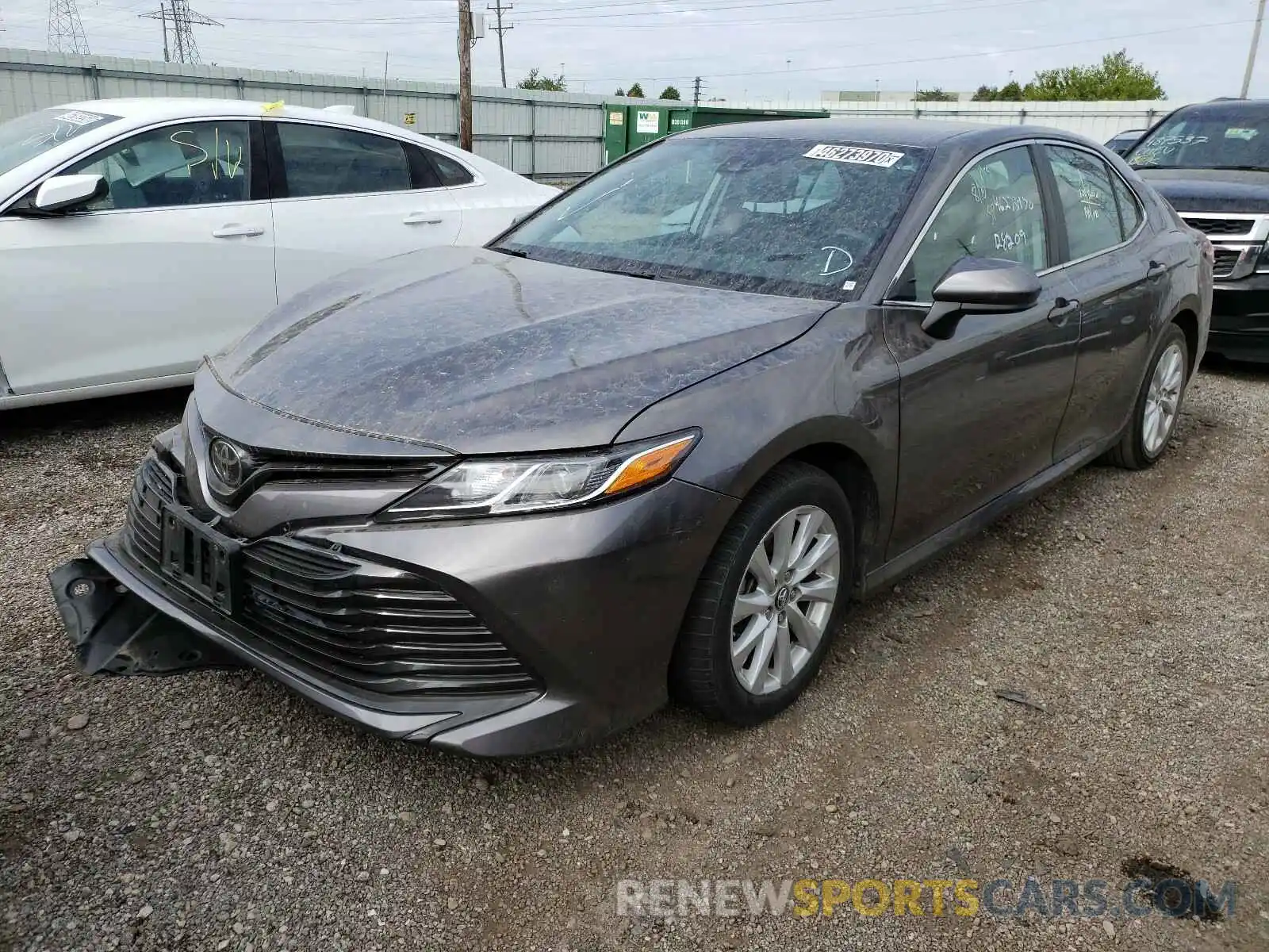 2 Photograph of a damaged car 4T1B11HK3KU772954 TOYOTA CAMRY 2019