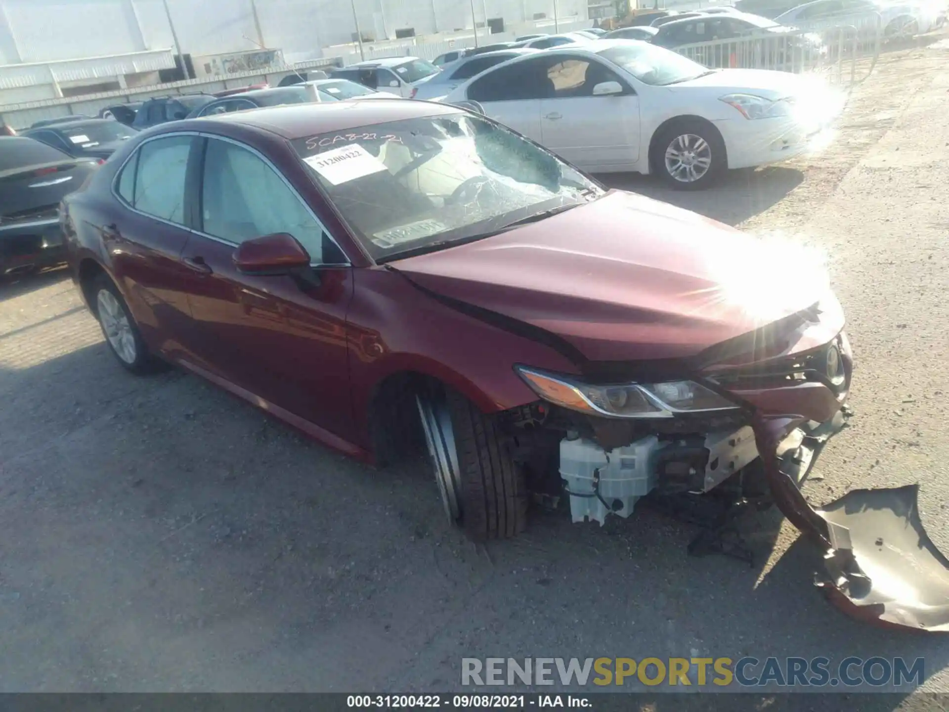 1 Photograph of a damaged car 4T1B11HK3KU773554 TOYOTA CAMRY 2019