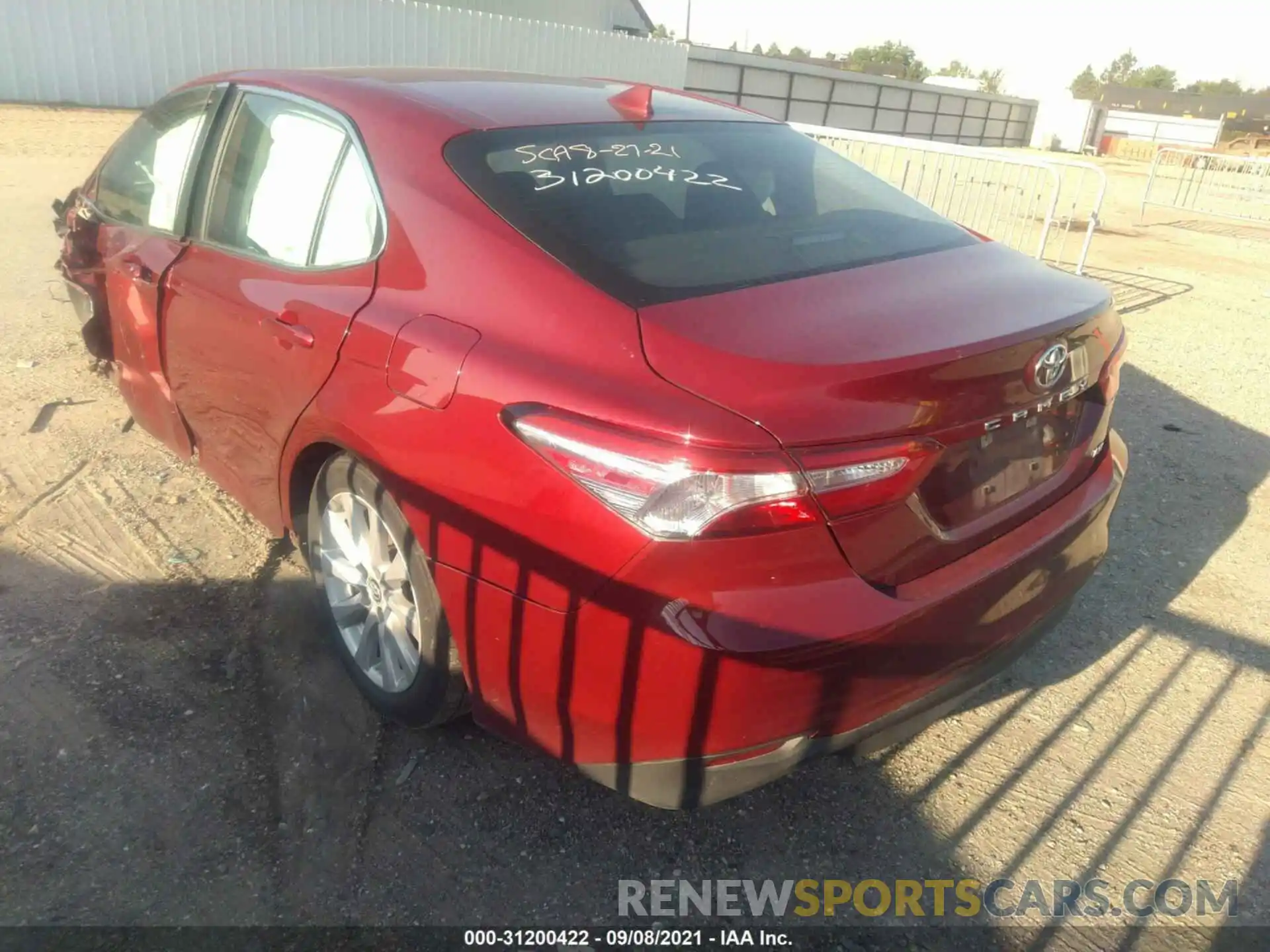 3 Photograph of a damaged car 4T1B11HK3KU773554 TOYOTA CAMRY 2019