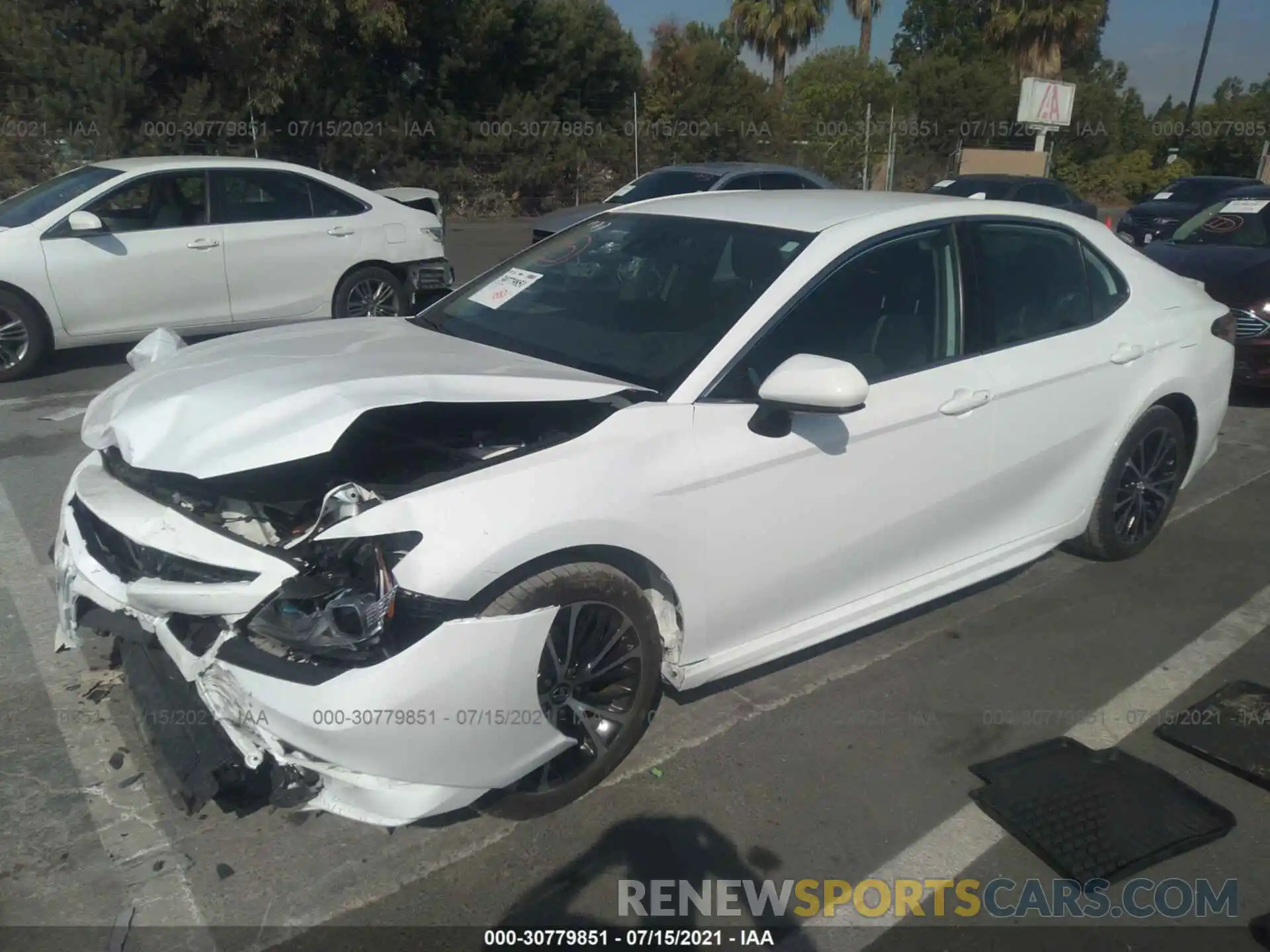 2 Photograph of a damaged car 4T1B11HK3KU773585 TOYOTA CAMRY 2019