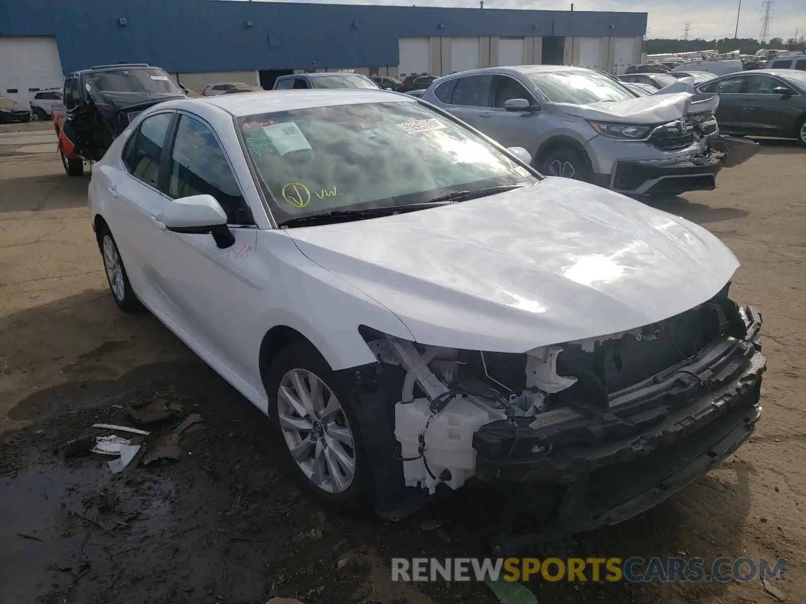 1 Photograph of a damaged car 4T1B11HK3KU773781 TOYOTA CAMRY 2019