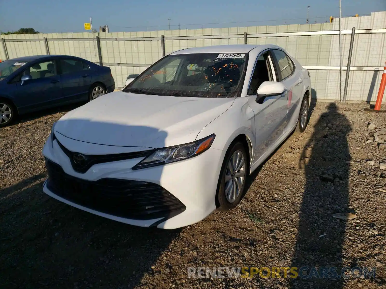 2 Photograph of a damaged car 4T1B11HK3KU773800 TOYOTA CAMRY 2019