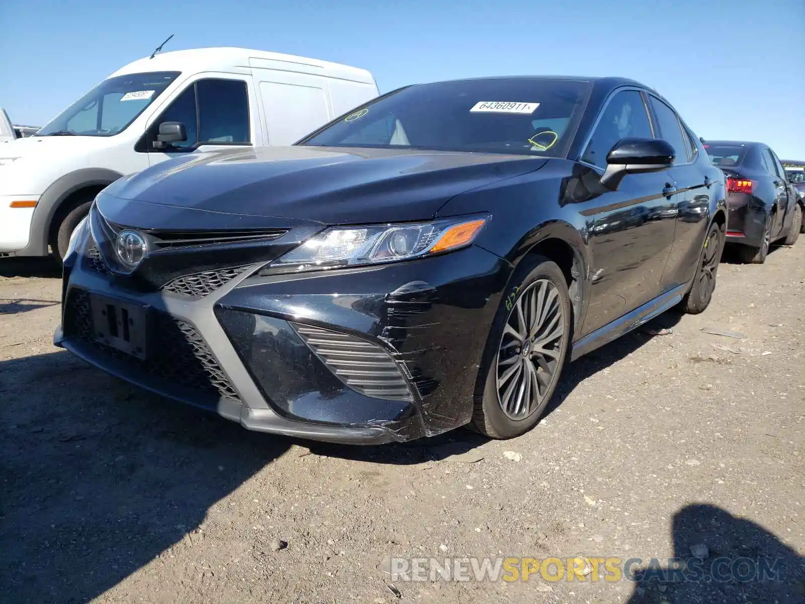 2 Photograph of a damaged car 4T1B11HK3KU777118 TOYOTA CAMRY 2019