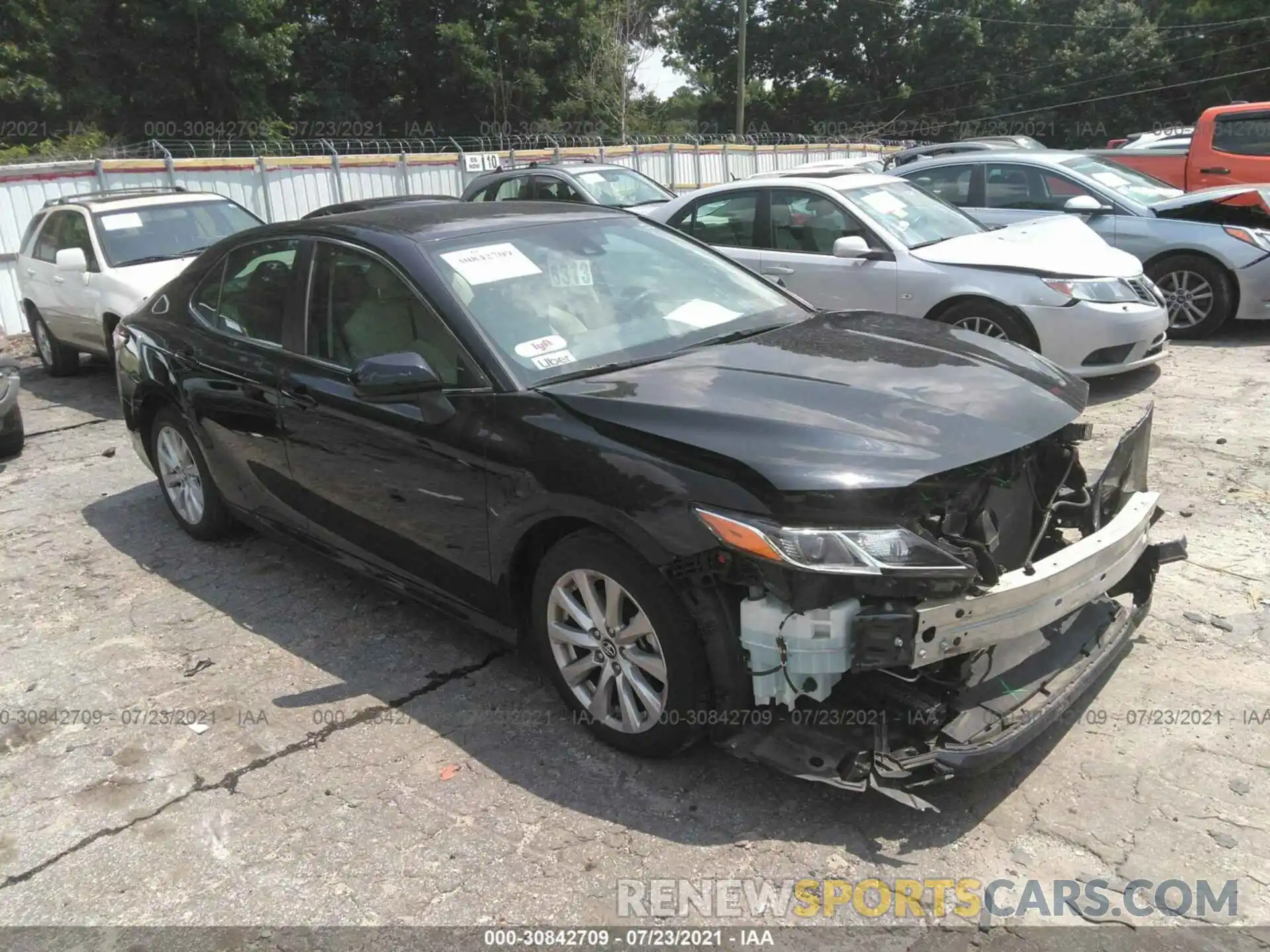 1 Photograph of a damaged car 4T1B11HK3KU778902 TOYOTA CAMRY 2019