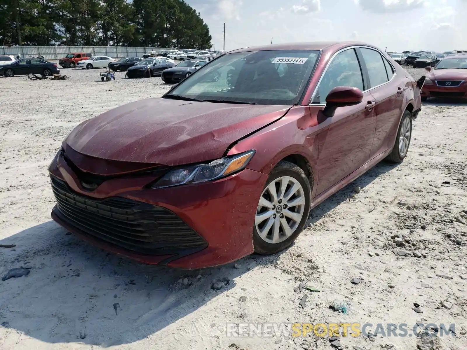 2 Photograph of a damaged car 4T1B11HK3KU779256 TOYOTA CAMRY 2019