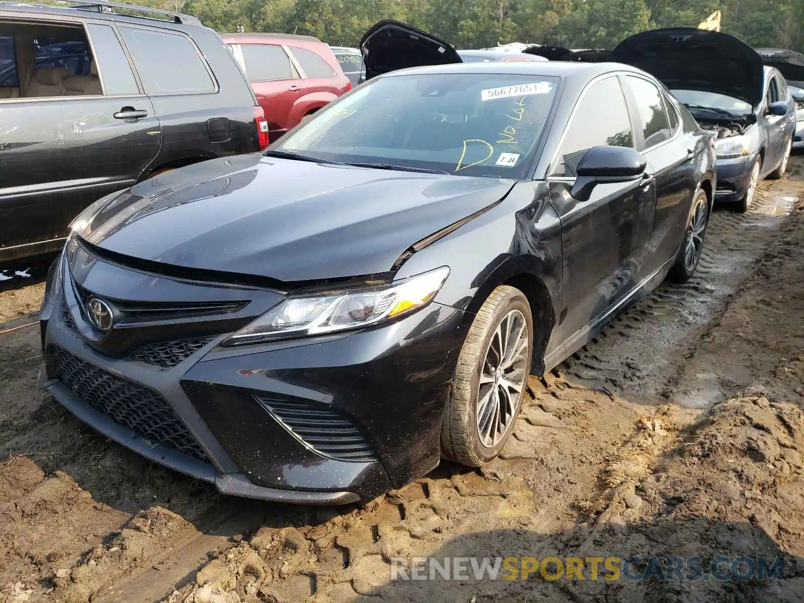 2 Photograph of a damaged car 4T1B11HK3KU780410 TOYOTA CAMRY 2019