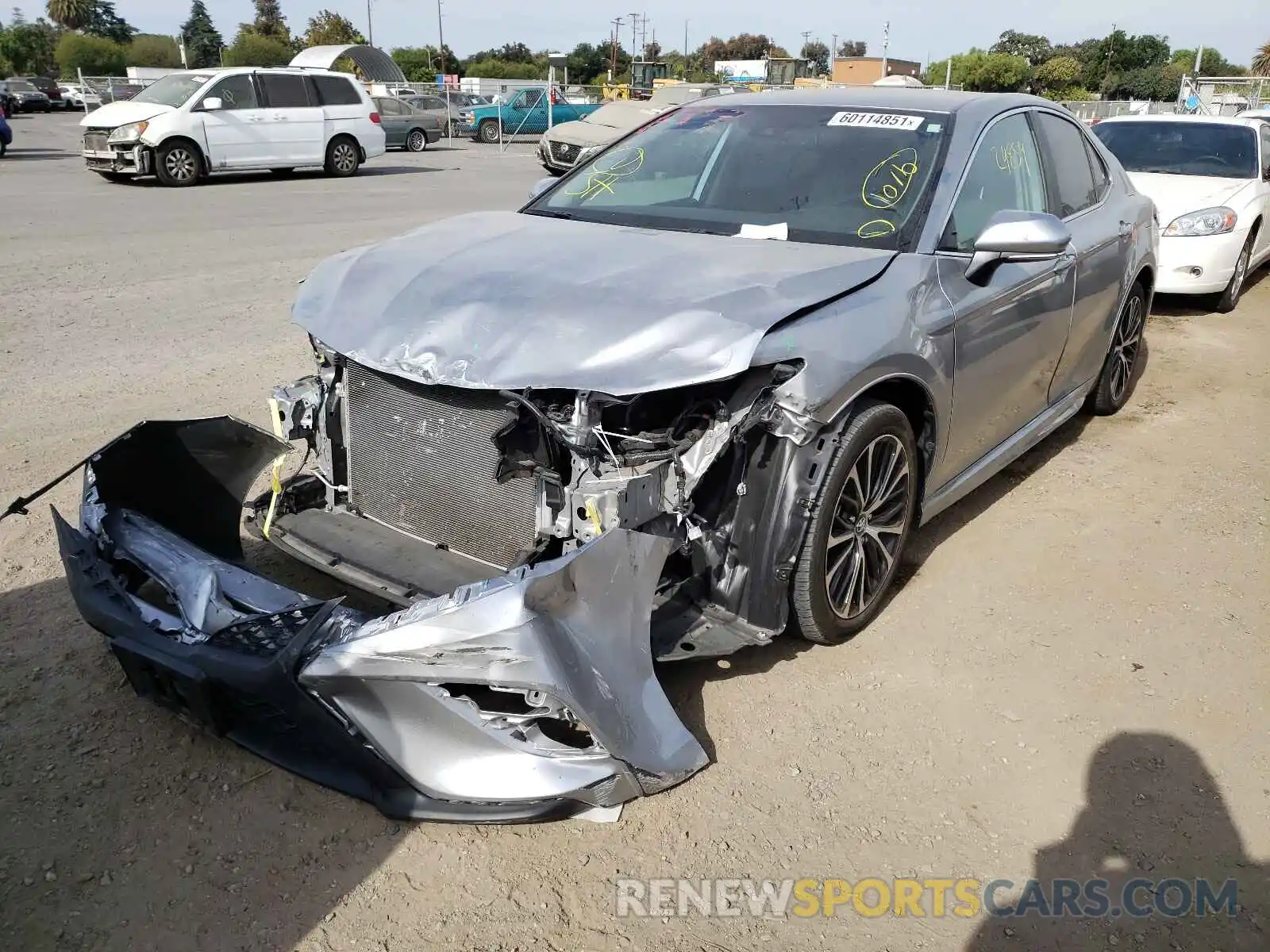 2 Photograph of a damaged car 4T1B11HK3KU780469 TOYOTA CAMRY 2019