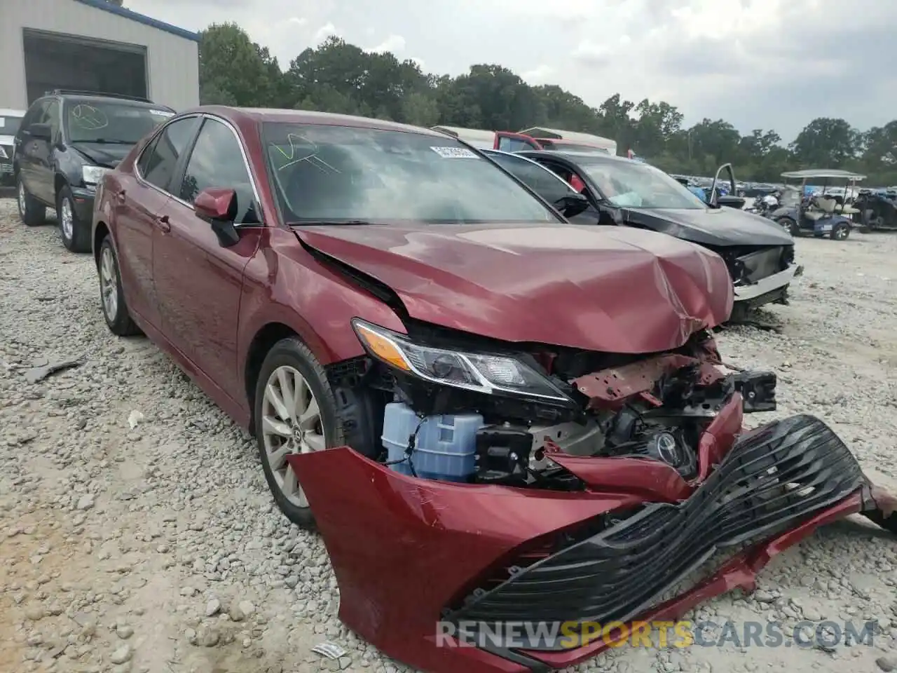 1 Photograph of a damaged car 4T1B11HK3KU780925 TOYOTA CAMRY 2019