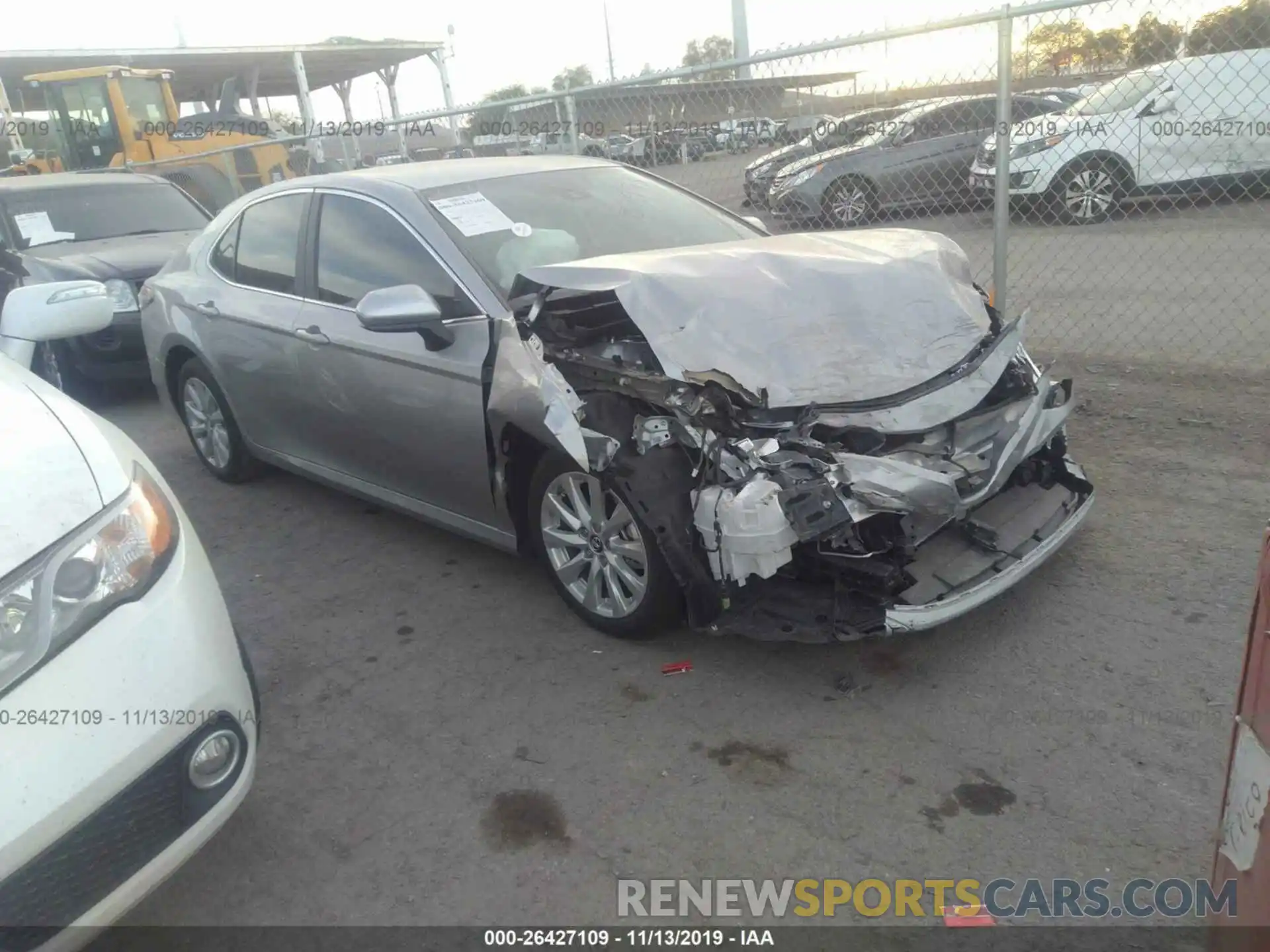 1 Photograph of a damaged car 4T1B11HK3KU782044 TOYOTA CAMRY 2019