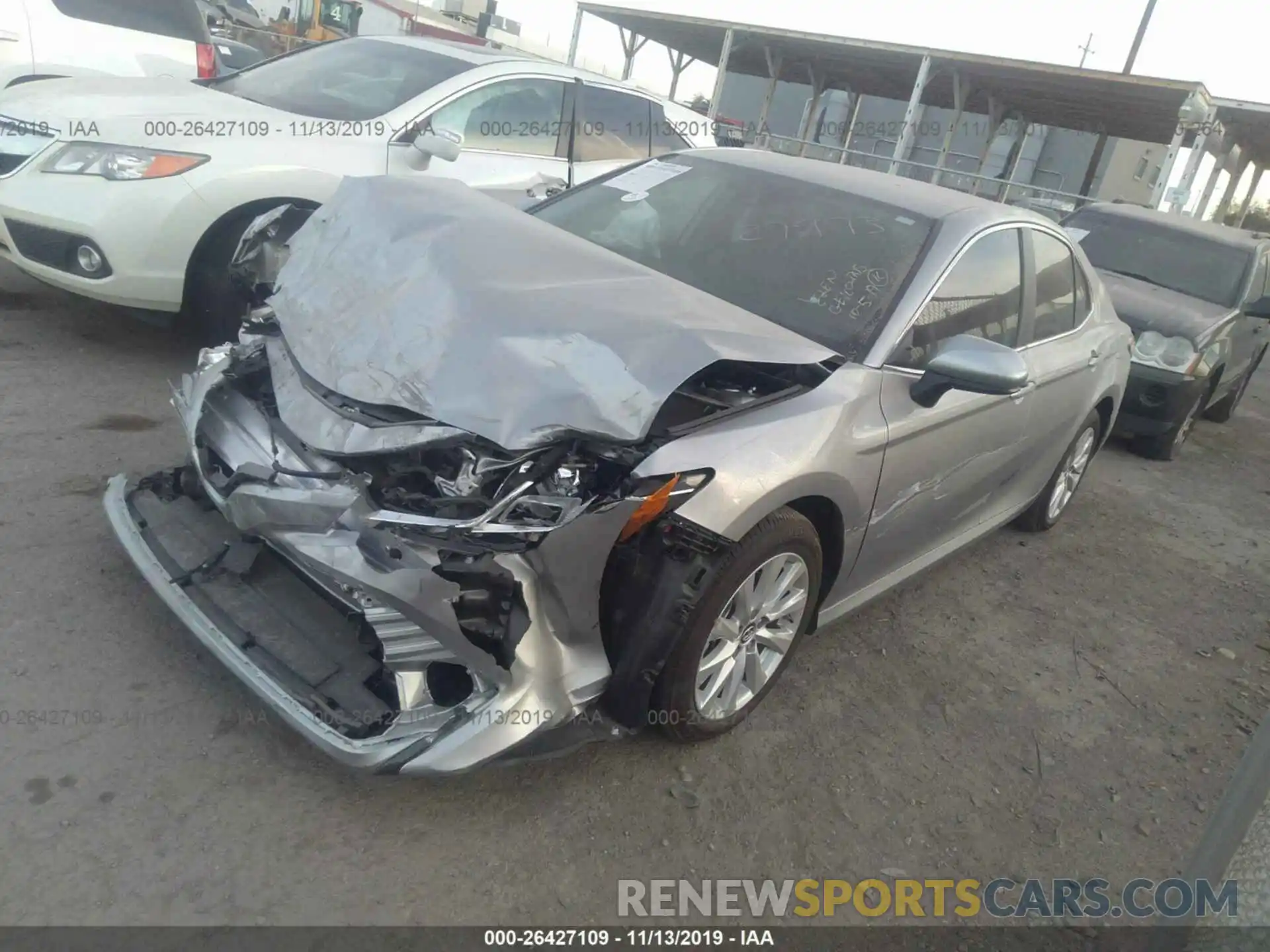 2 Photograph of a damaged car 4T1B11HK3KU782044 TOYOTA CAMRY 2019