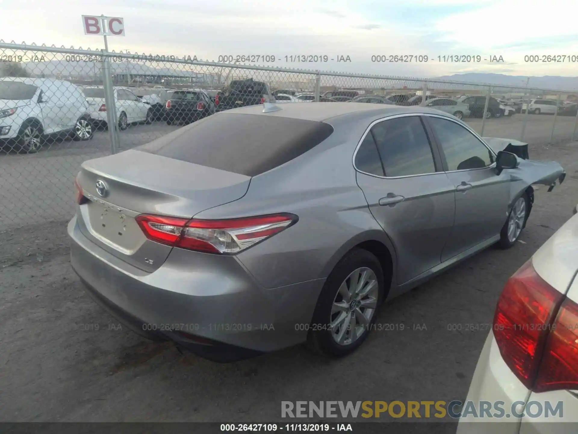 4 Photograph of a damaged car 4T1B11HK3KU782044 TOYOTA CAMRY 2019