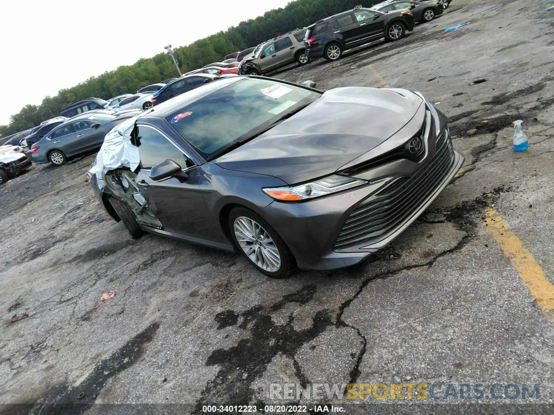 1 Photograph of a damaged car 4T1B11HK3KU782562 TOYOTA CAMRY 2019