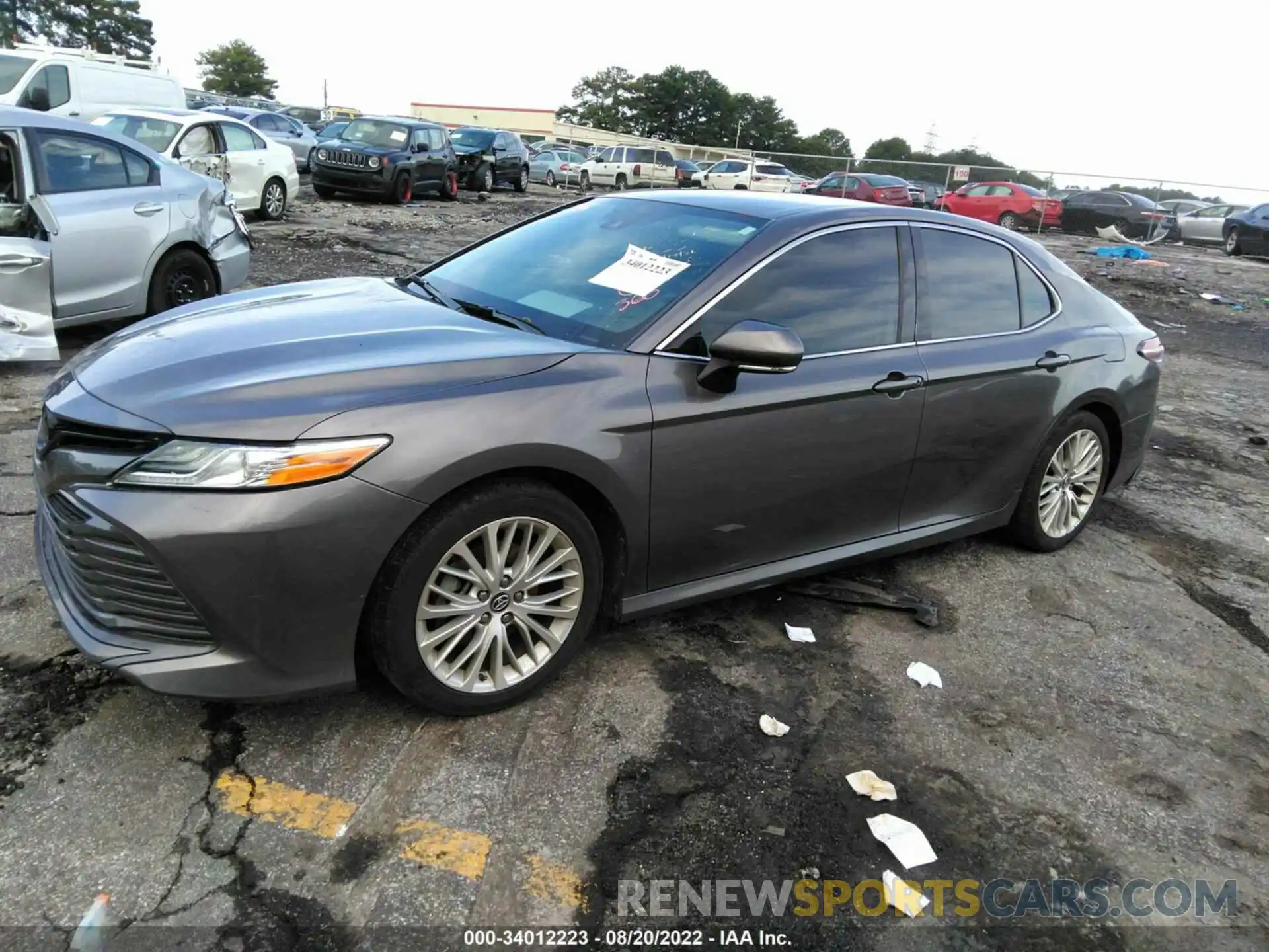 2 Photograph of a damaged car 4T1B11HK3KU782562 TOYOTA CAMRY 2019