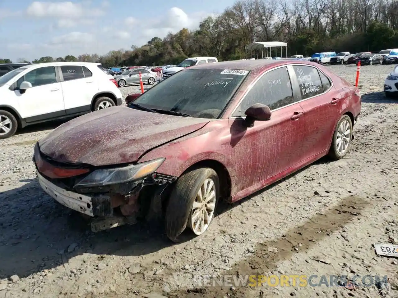 2 Photograph of a damaged car 4T1B11HK3KU784540 TOYOTA CAMRY 2019