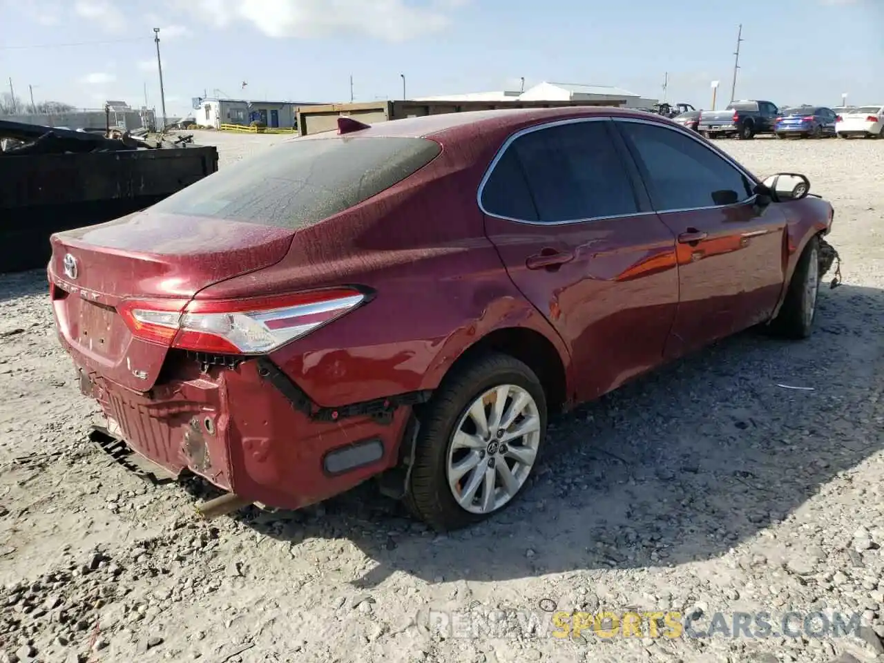 4 Photograph of a damaged car 4T1B11HK3KU784540 TOYOTA CAMRY 2019