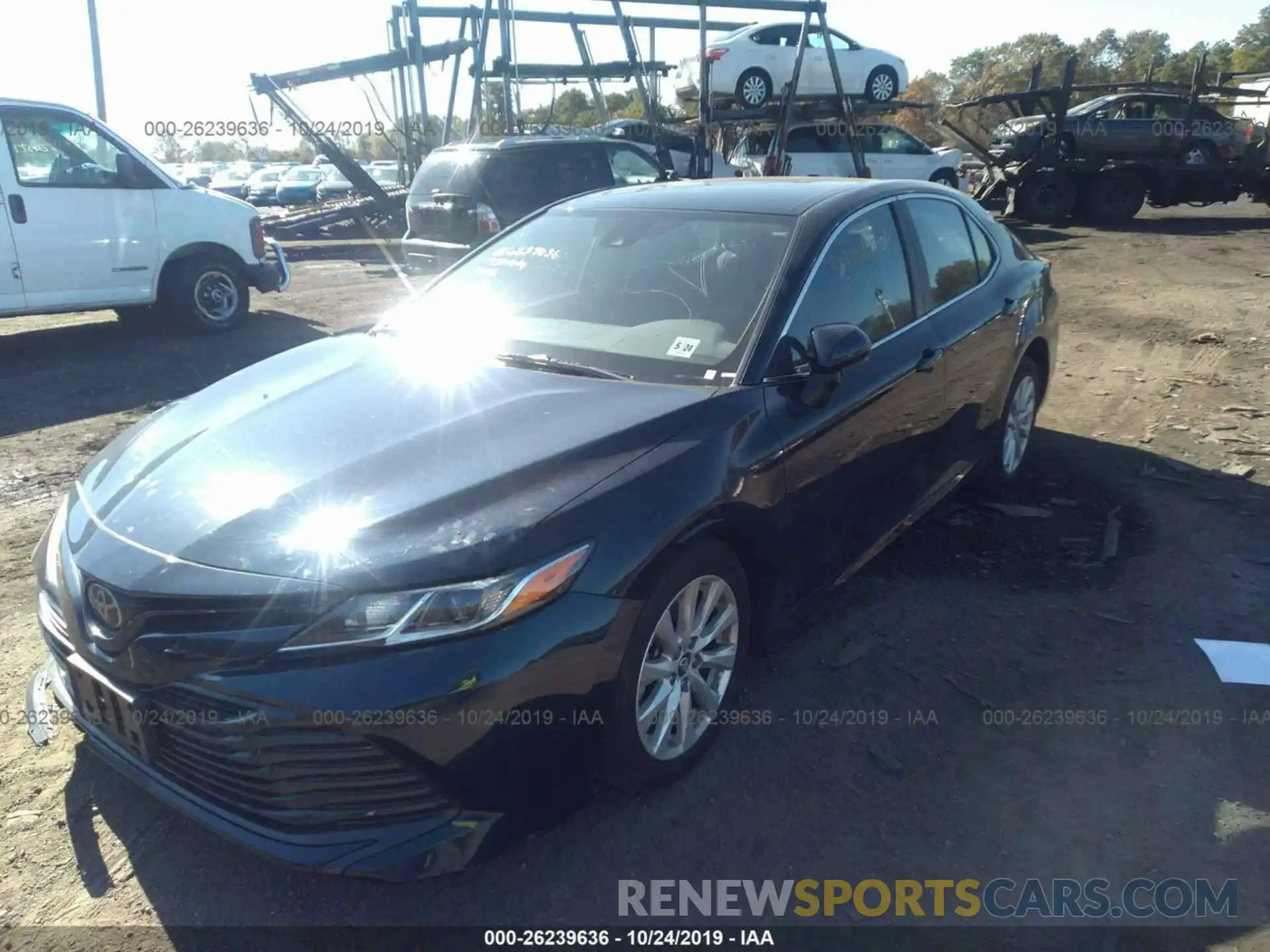 2 Photograph of a damaged car 4T1B11HK3KU785851 TOYOTA CAMRY 2019