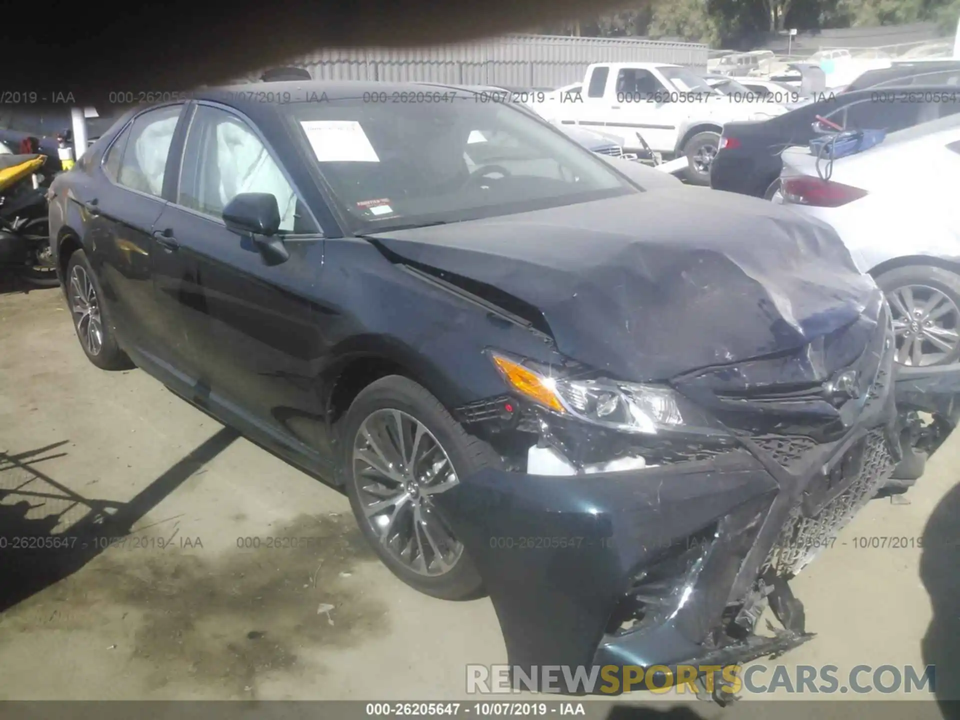 1 Photograph of a damaged car 4T1B11HK3KU786188 TOYOTA CAMRY 2019