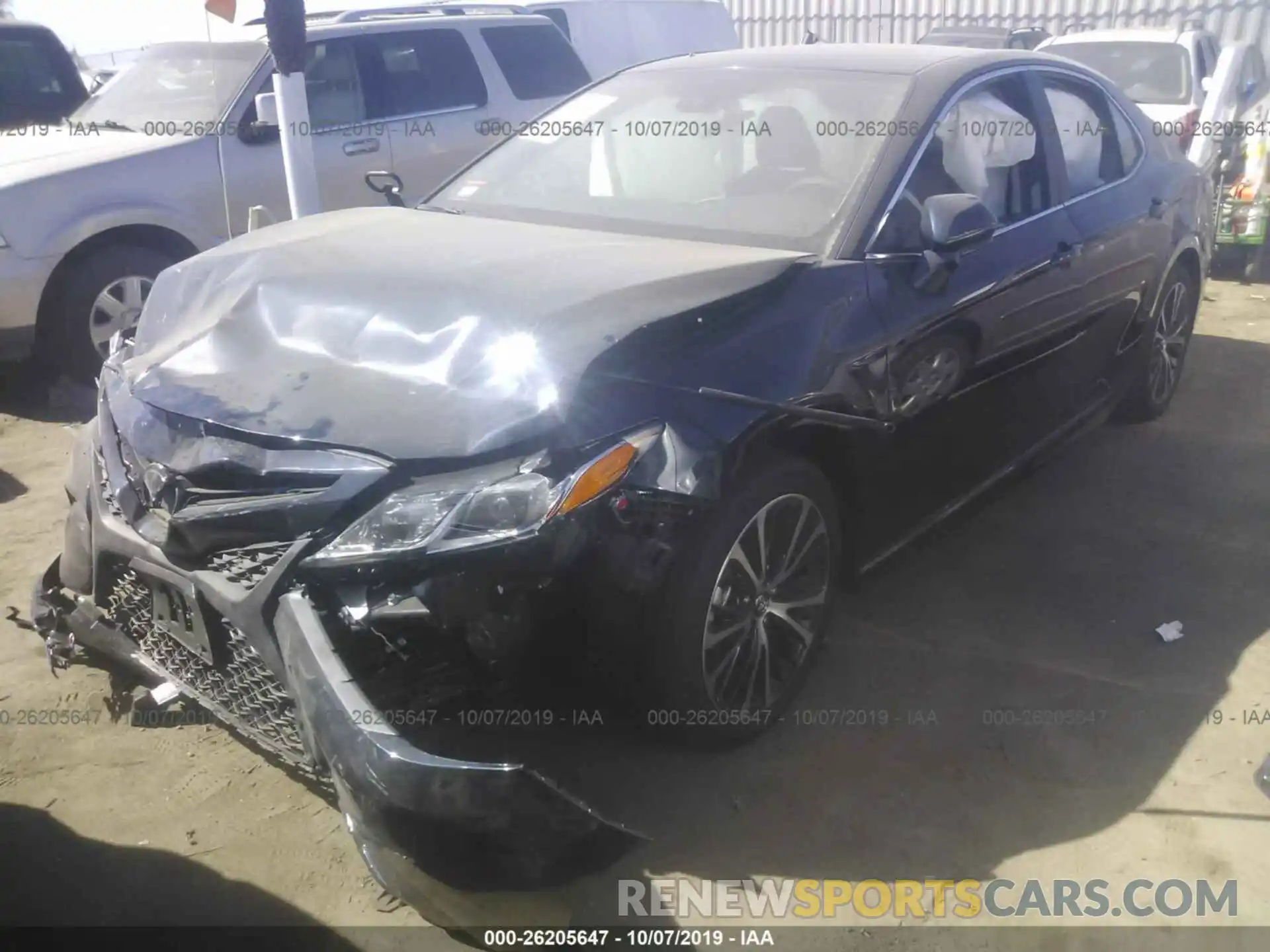 2 Photograph of a damaged car 4T1B11HK3KU786188 TOYOTA CAMRY 2019