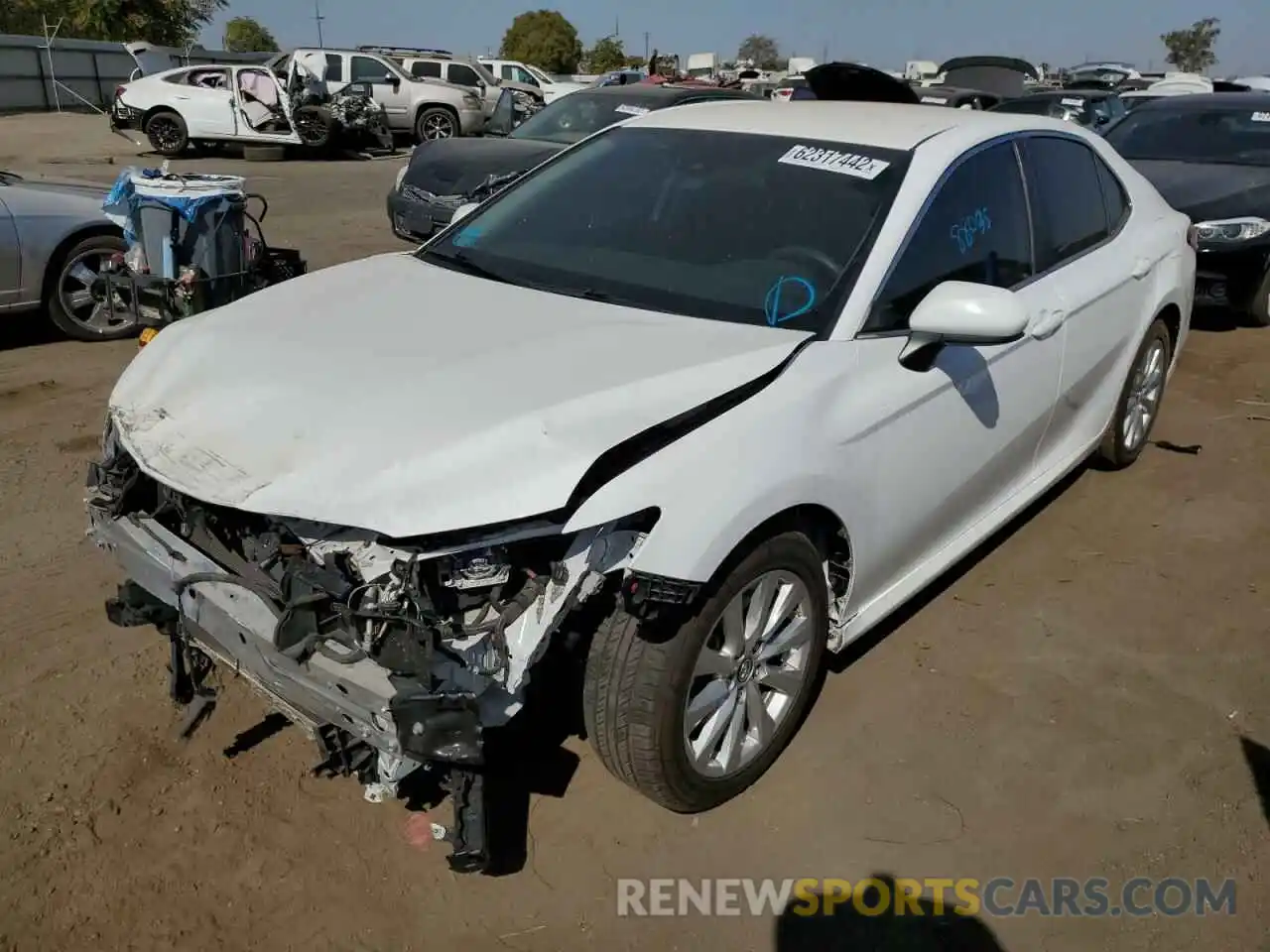 2 Photograph of a damaged car 4T1B11HK3KU788393 TOYOTA CAMRY 2019