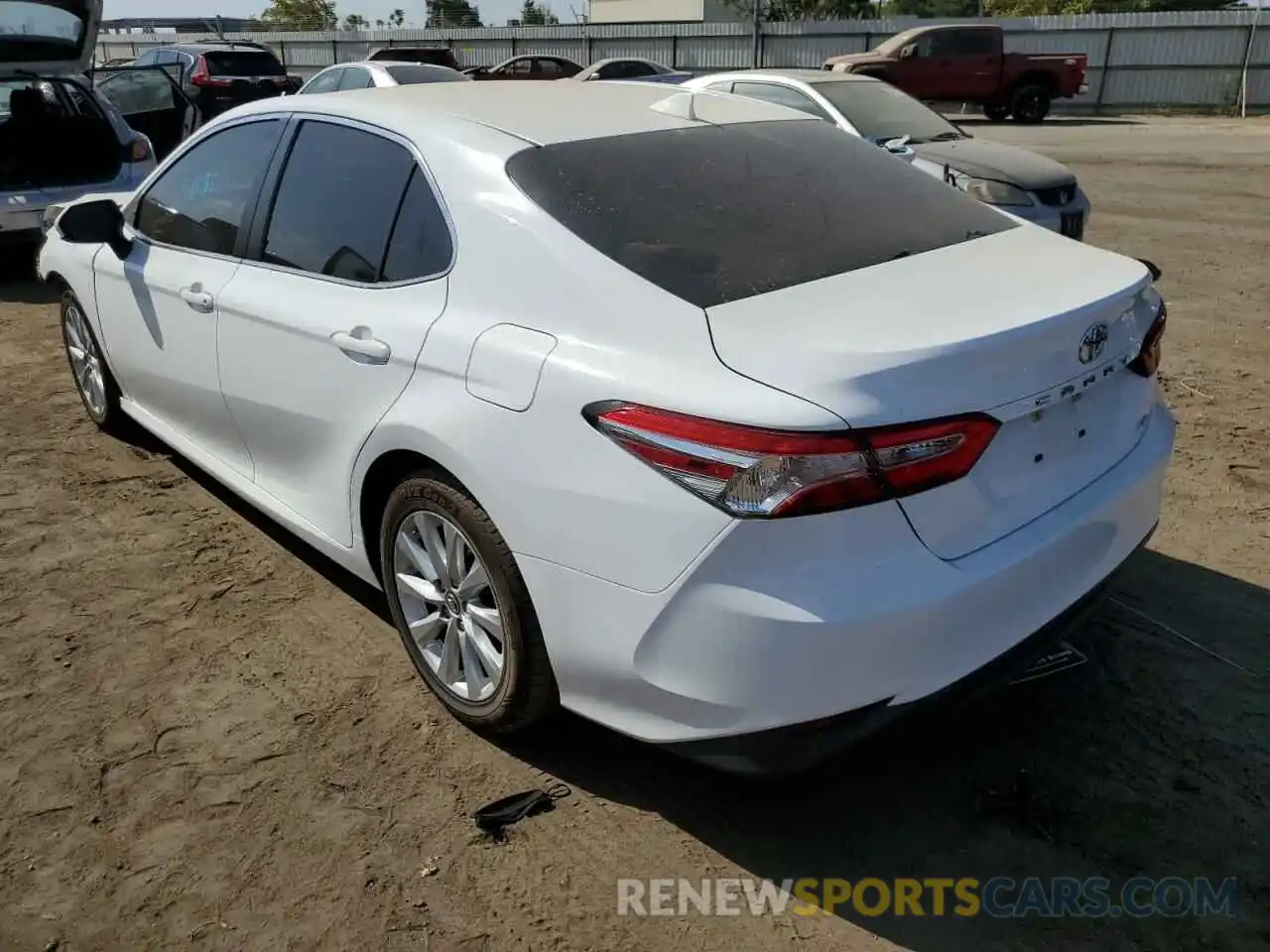 3 Photograph of a damaged car 4T1B11HK3KU788393 TOYOTA CAMRY 2019