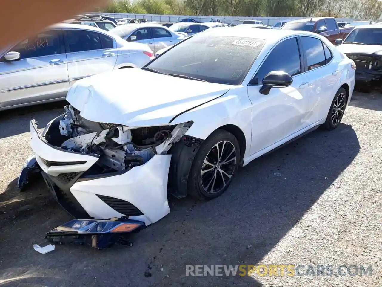 2 Photograph of a damaged car 4T1B11HK3KU789995 TOYOTA CAMRY 2019