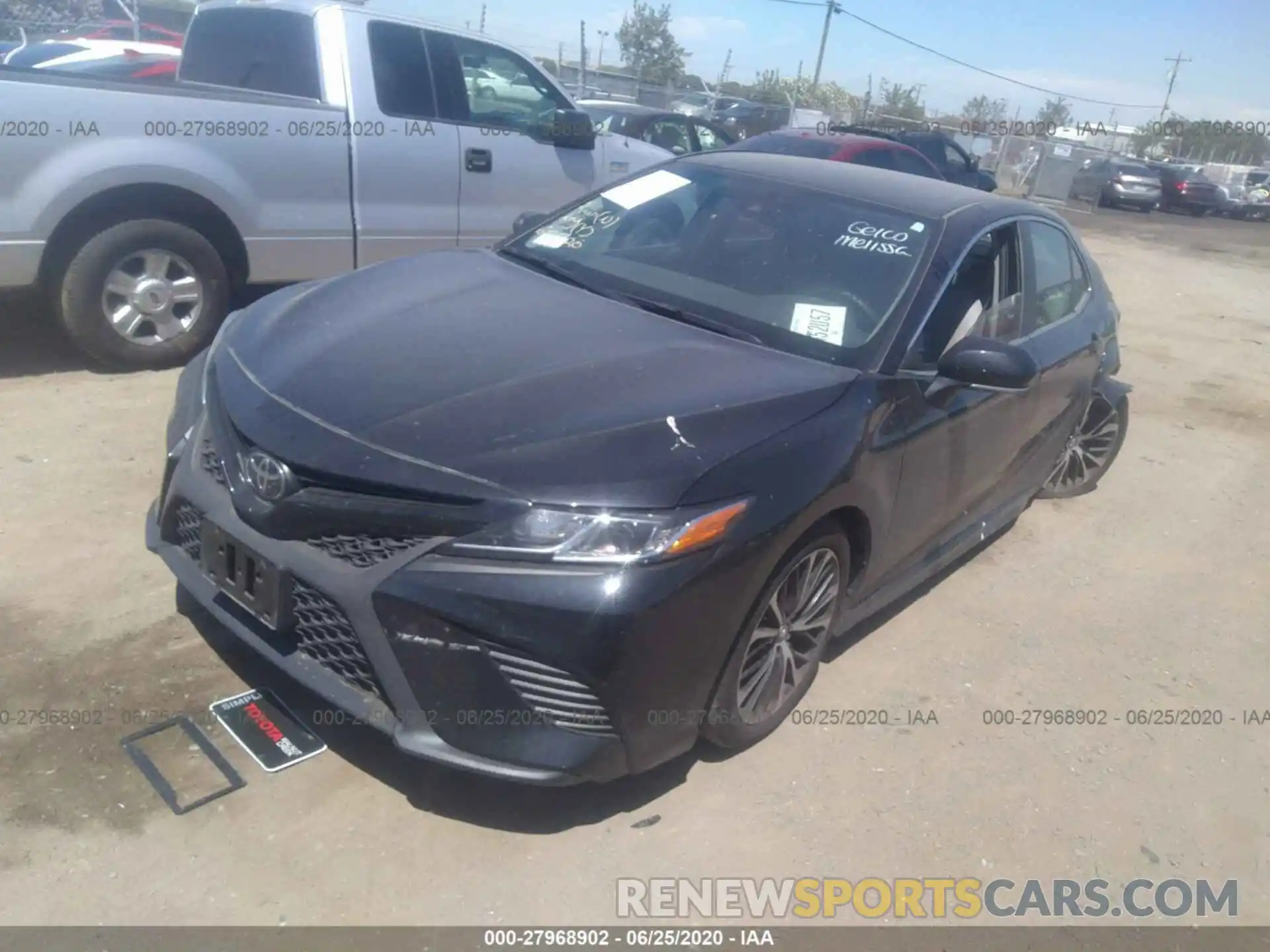 2 Photograph of a damaged car 4T1B11HK3KU790015 TOYOTA CAMRY 2019