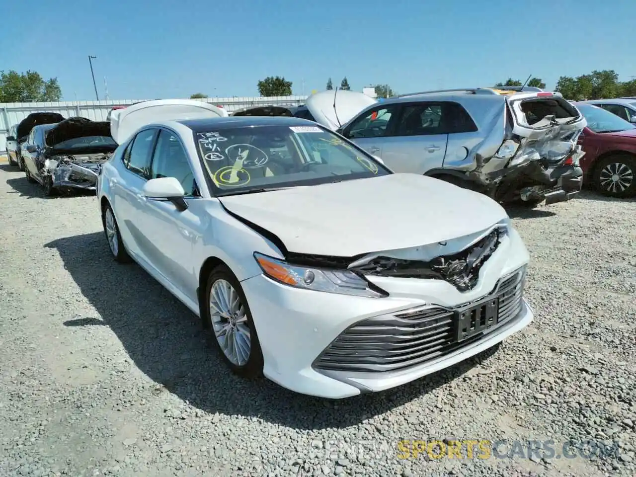 1 Photograph of a damaged car 4T1B11HK3KU791729 TOYOTA CAMRY 2019