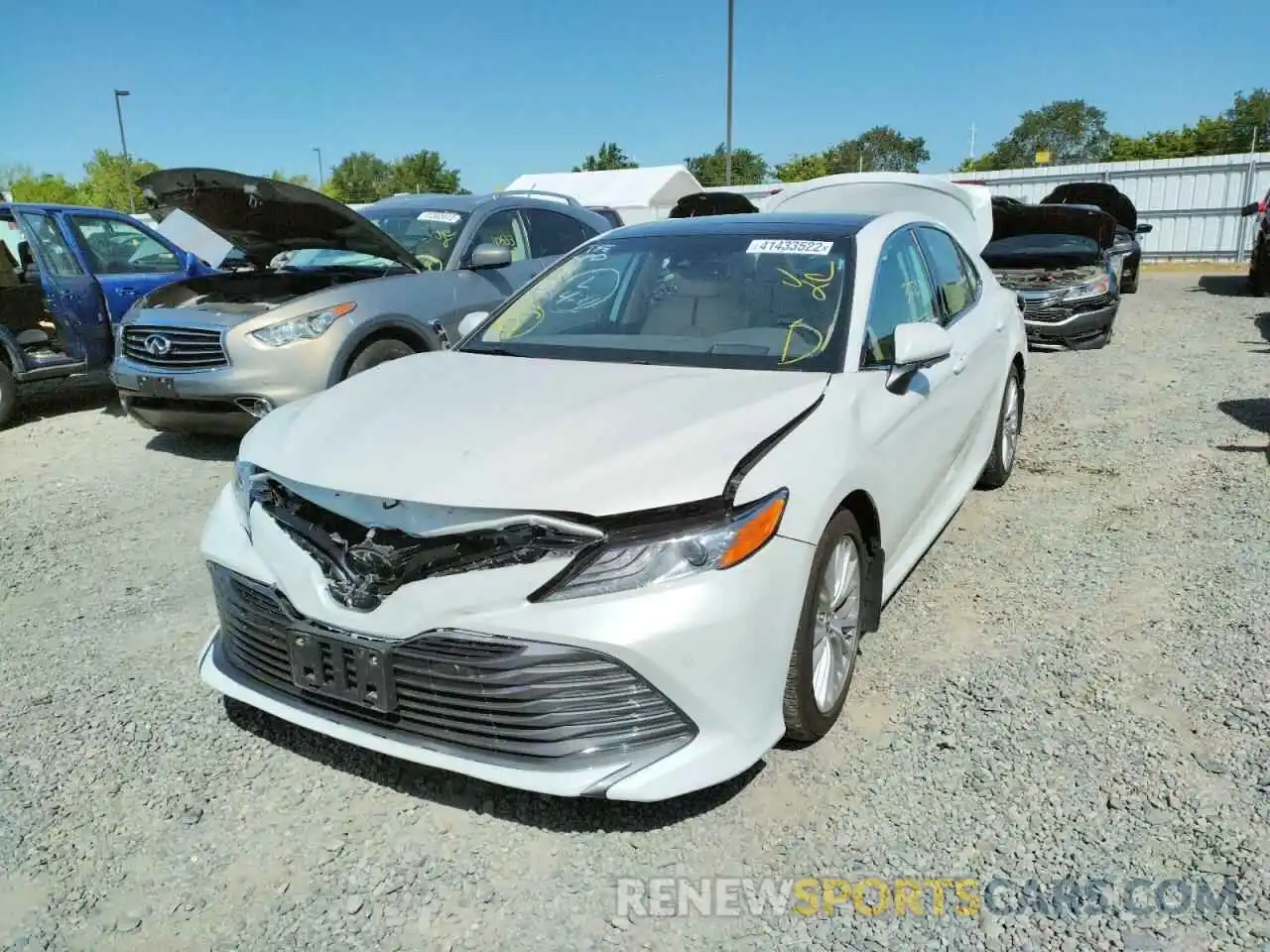 2 Photograph of a damaged car 4T1B11HK3KU791729 TOYOTA CAMRY 2019