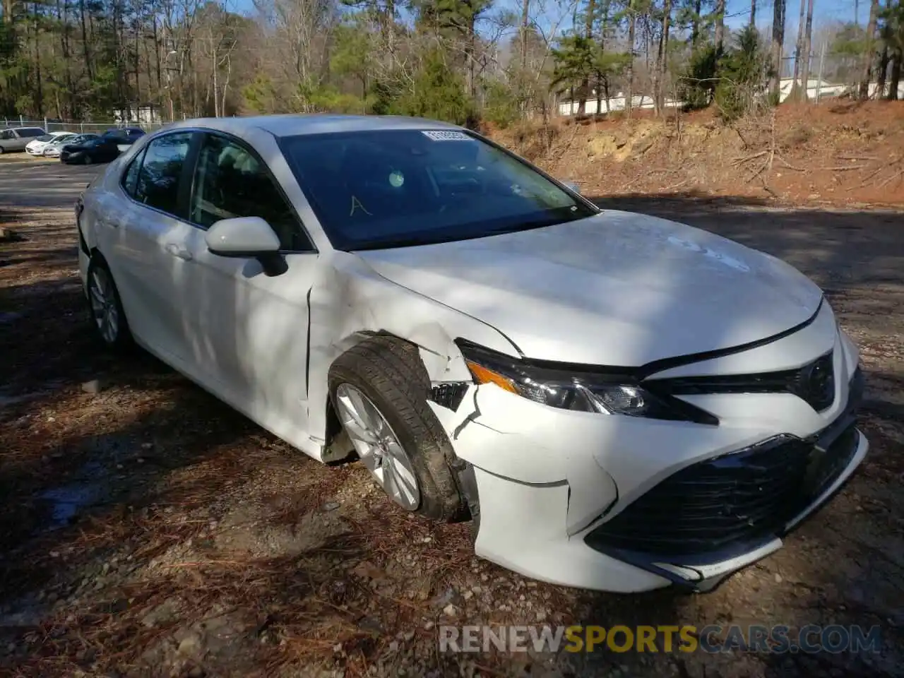 1 Photograph of a damaged car 4T1B11HK3KU792475 TOYOTA CAMRY 2019