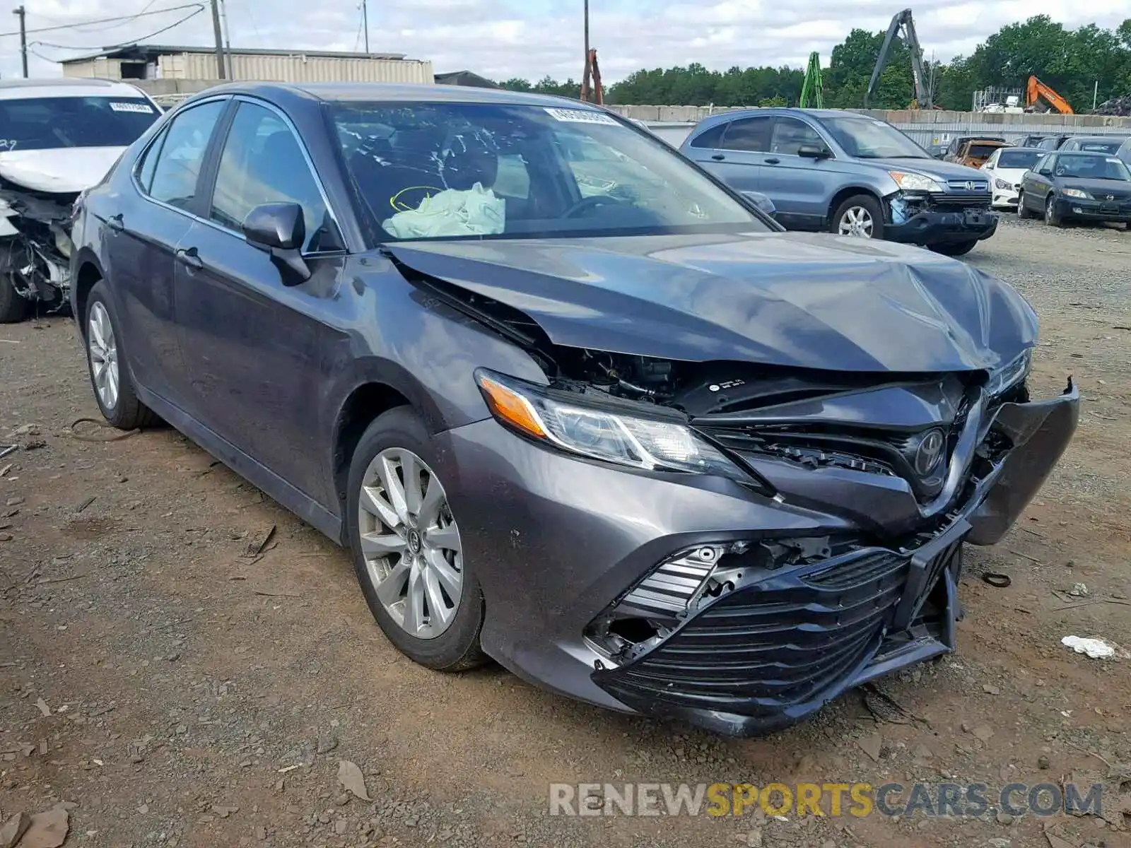 1 Photograph of a damaged car 4T1B11HK3KU792492 TOYOTA CAMRY 2019