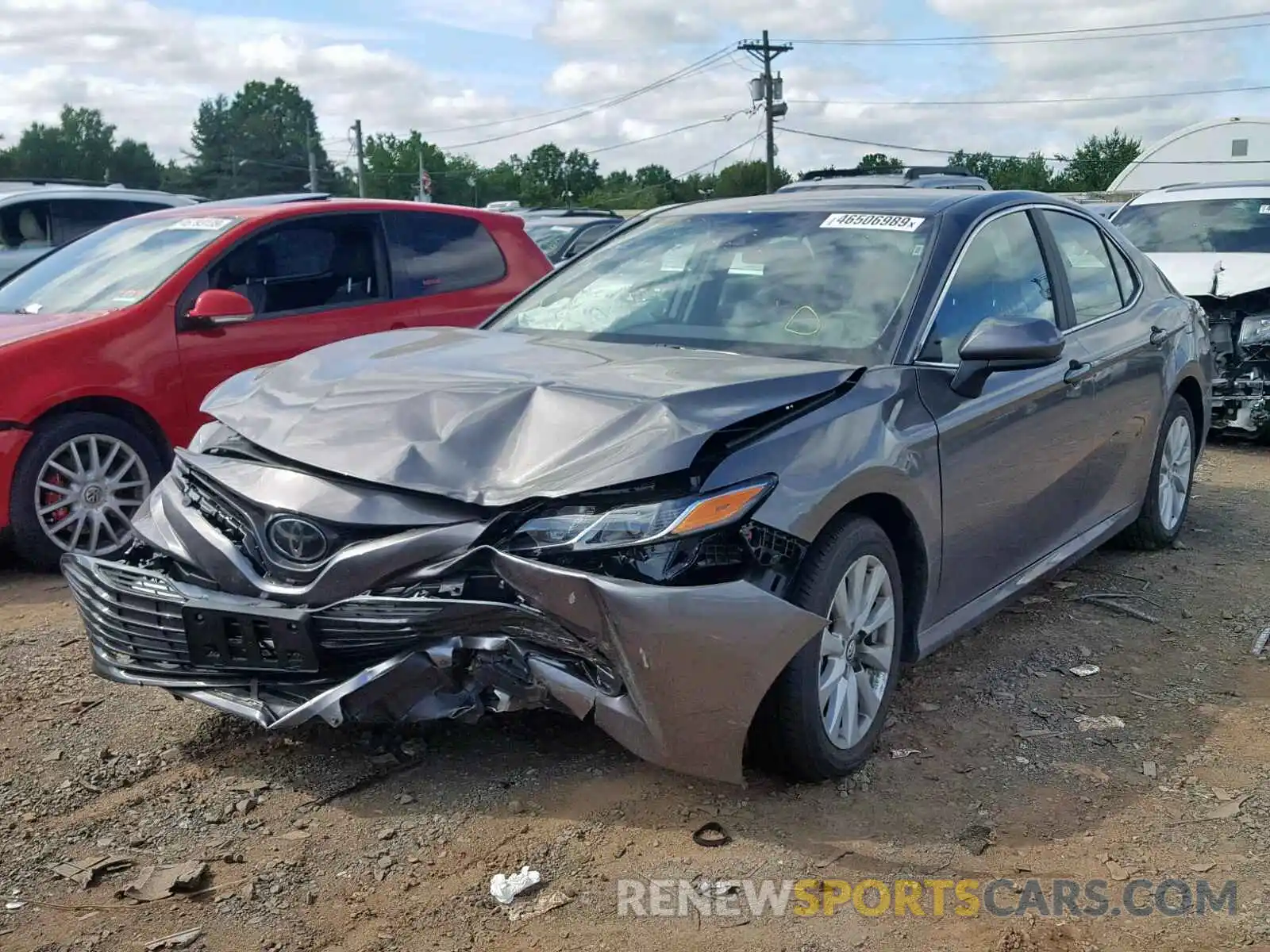 2 Photograph of a damaged car 4T1B11HK3KU792492 TOYOTA CAMRY 2019