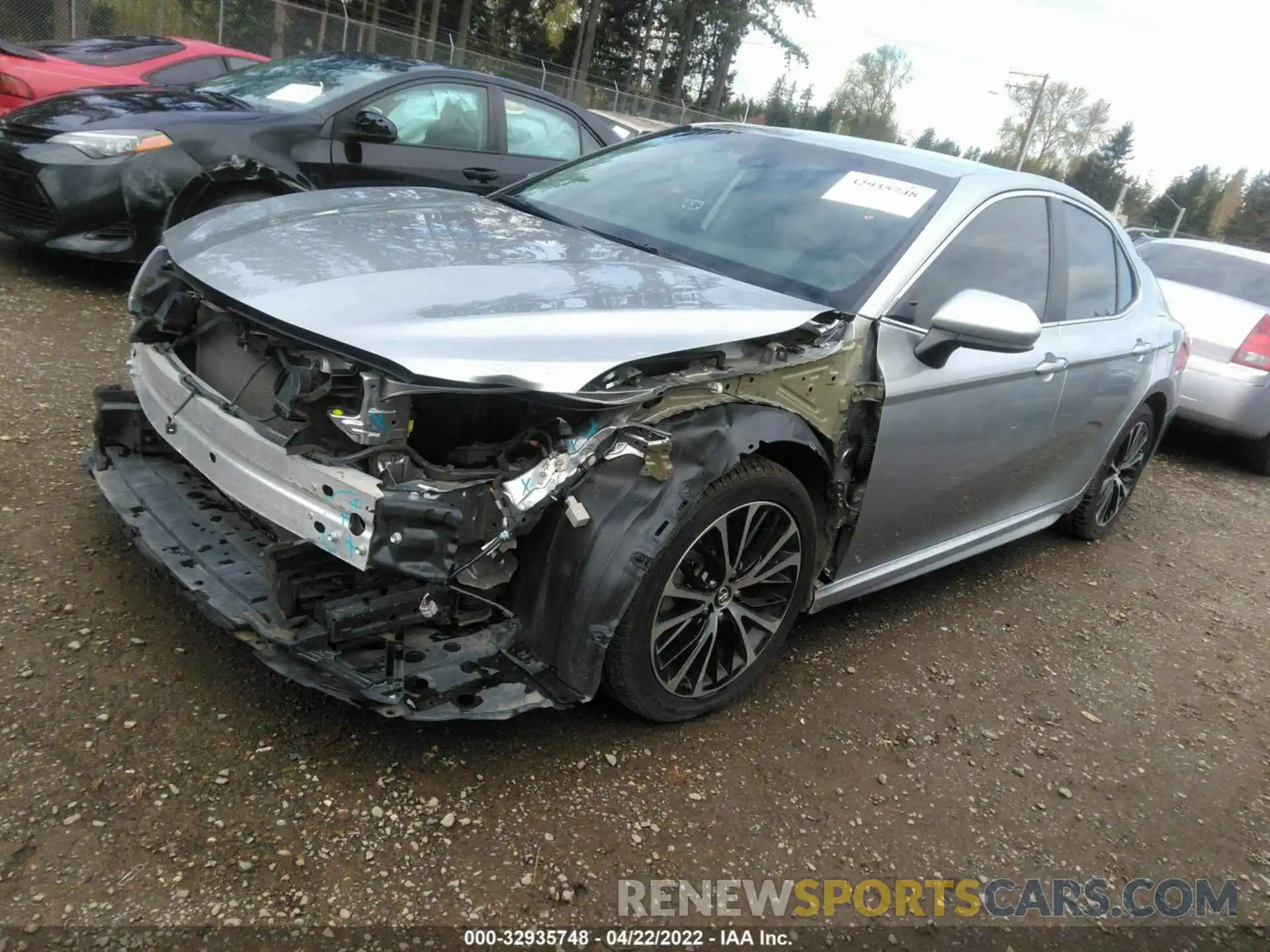 2 Photograph of a damaged car 4T1B11HK3KU797983 TOYOTA CAMRY 2019