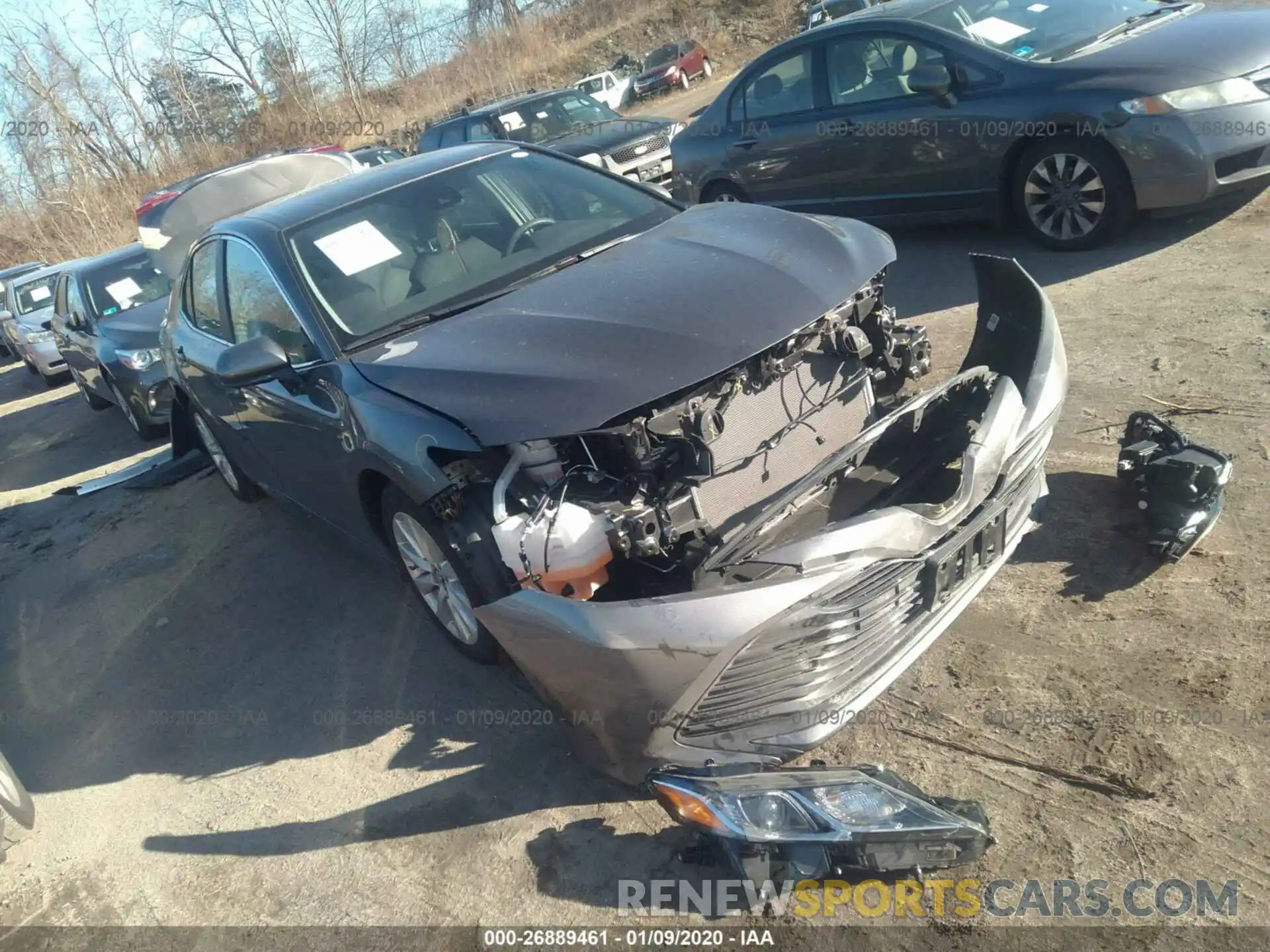 1 Photograph of a damaged car 4T1B11HK3KU799314 TOYOTA CAMRY 2019