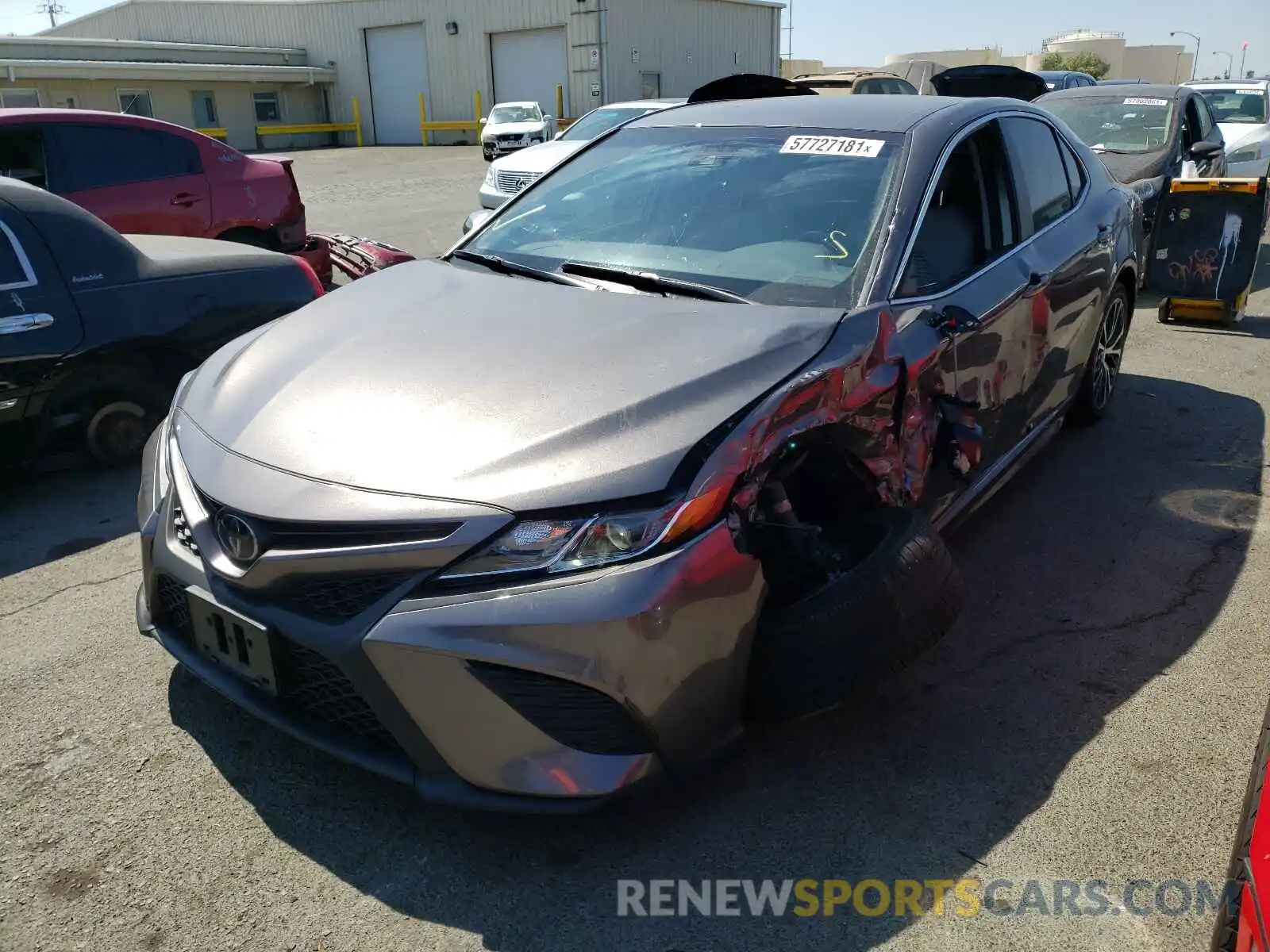 2 Photograph of a damaged car 4T1B11HK3KU799605 TOYOTA CAMRY 2019