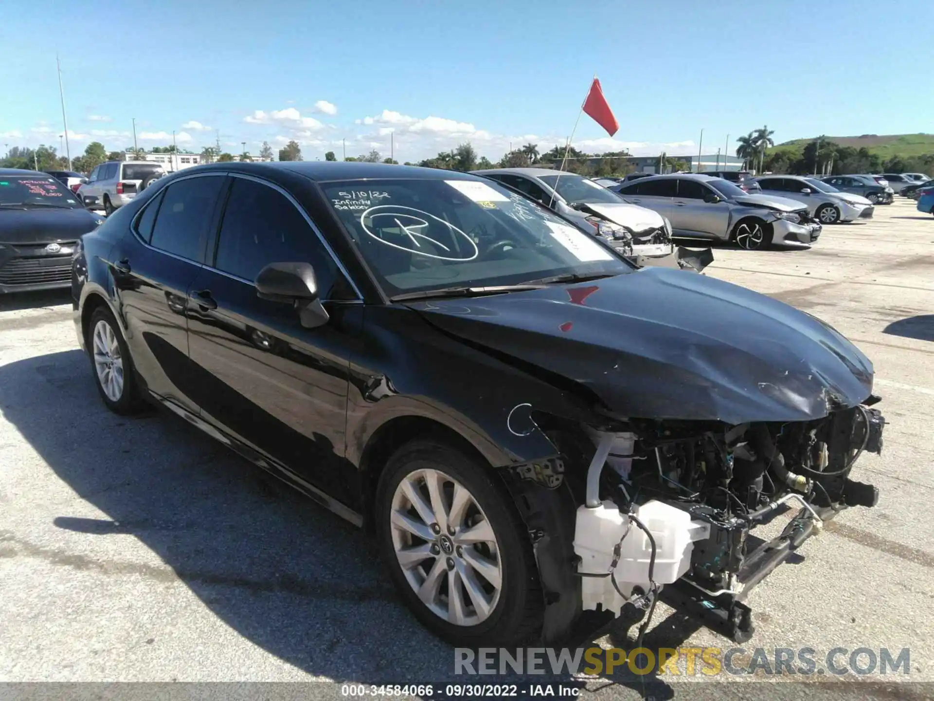 1 Photograph of a damaged car 4T1B11HK3KU799944 TOYOTA CAMRY 2019