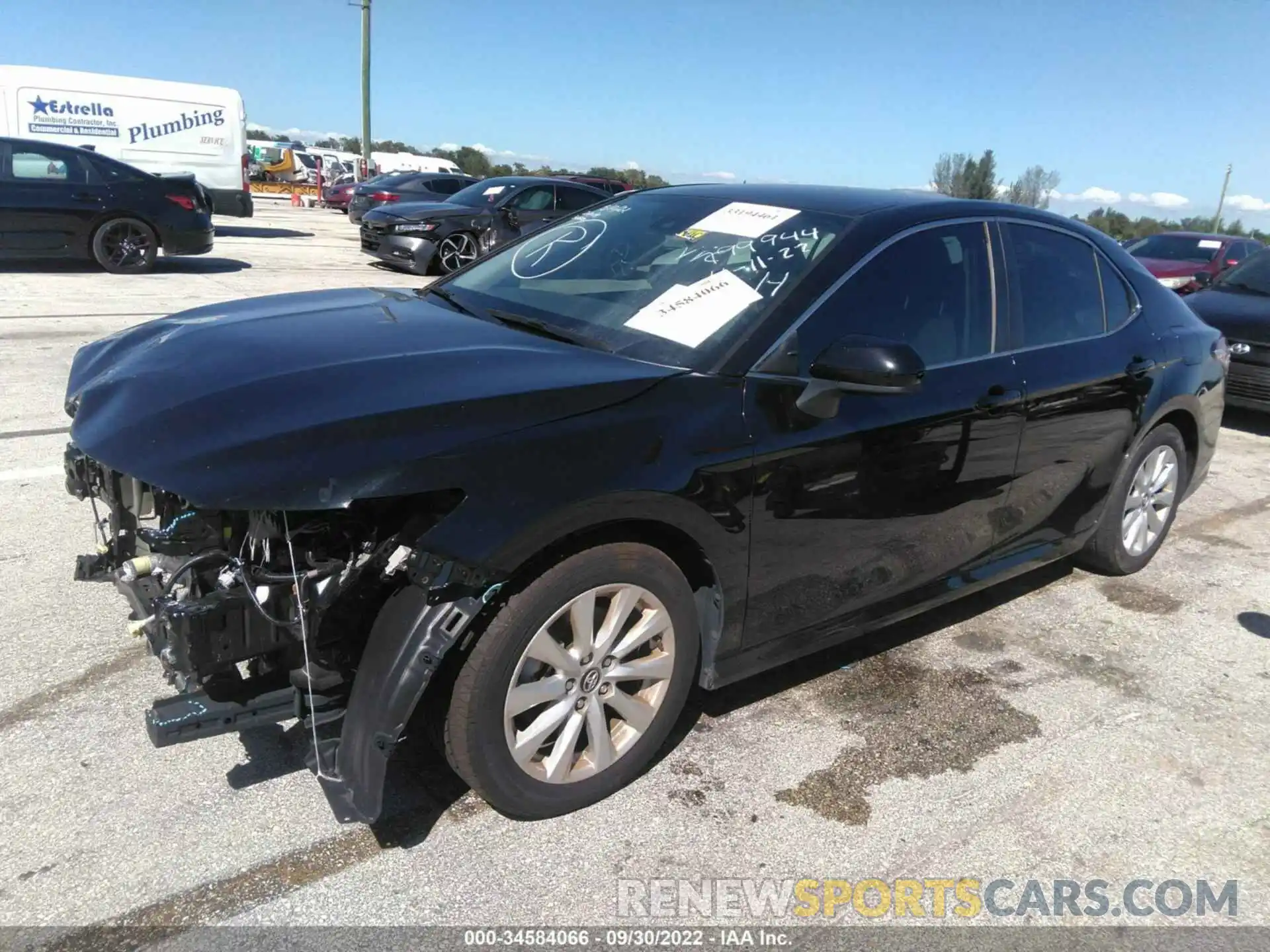 2 Photograph of a damaged car 4T1B11HK3KU799944 TOYOTA CAMRY 2019