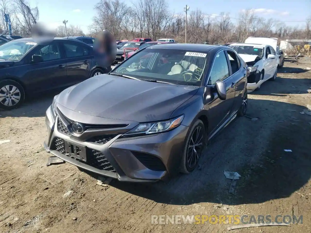 2 Photograph of a damaged car 4T1B11HK3KU801840 TOYOTA CAMRY 2019