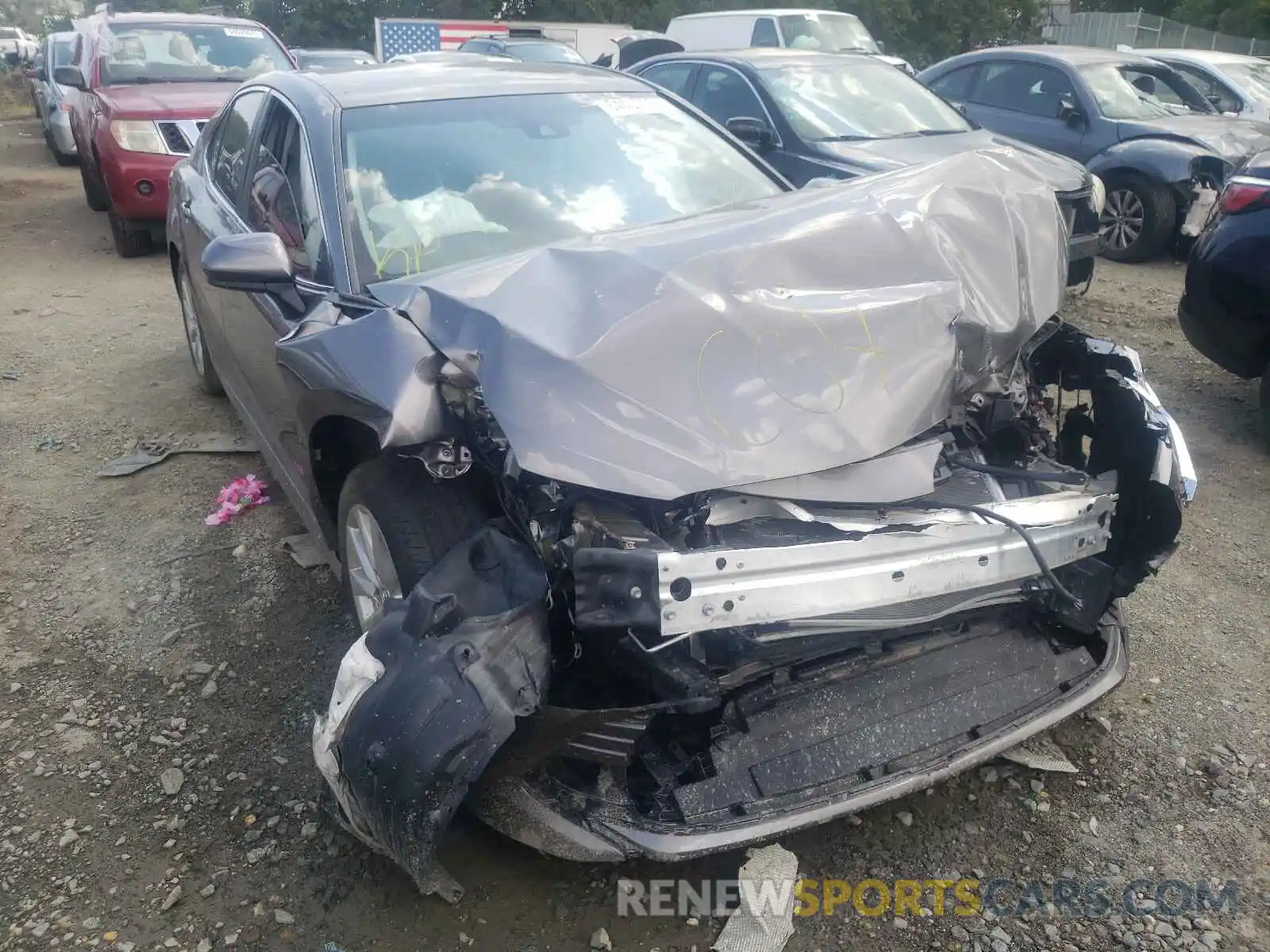 1 Photograph of a damaged car 4T1B11HK3KU801871 TOYOTA CAMRY 2019