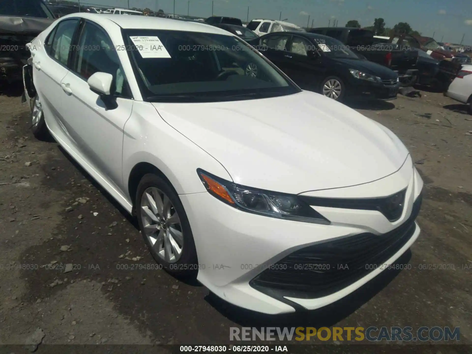 1 Photograph of a damaged car 4T1B11HK3KU803586 TOYOTA CAMRY 2019