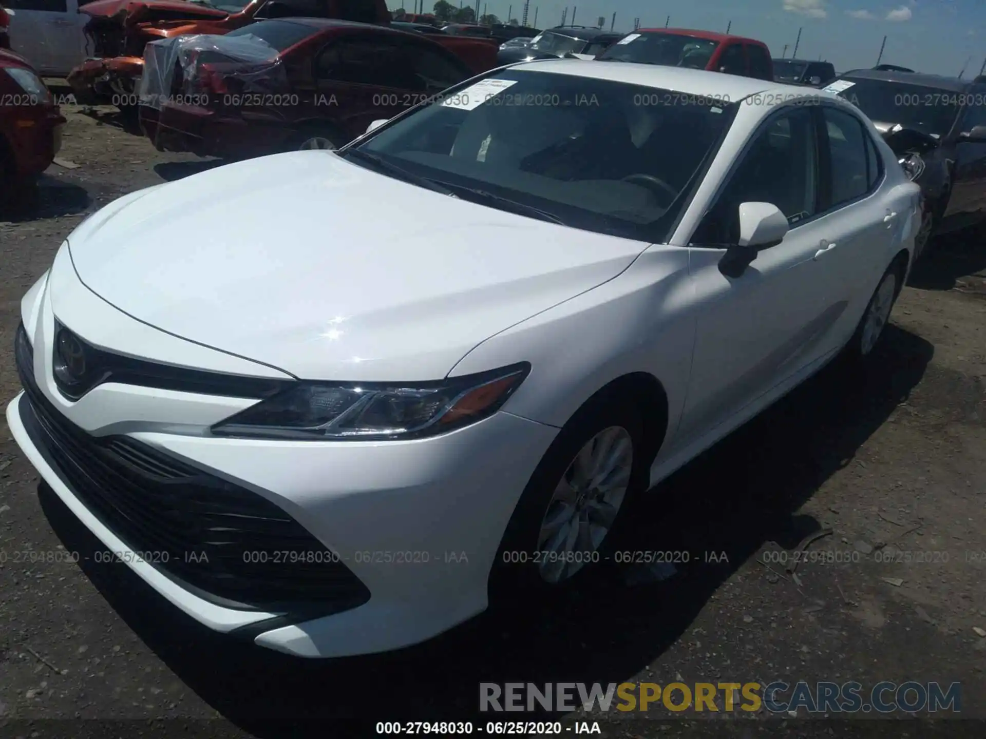 2 Photograph of a damaged car 4T1B11HK3KU803586 TOYOTA CAMRY 2019