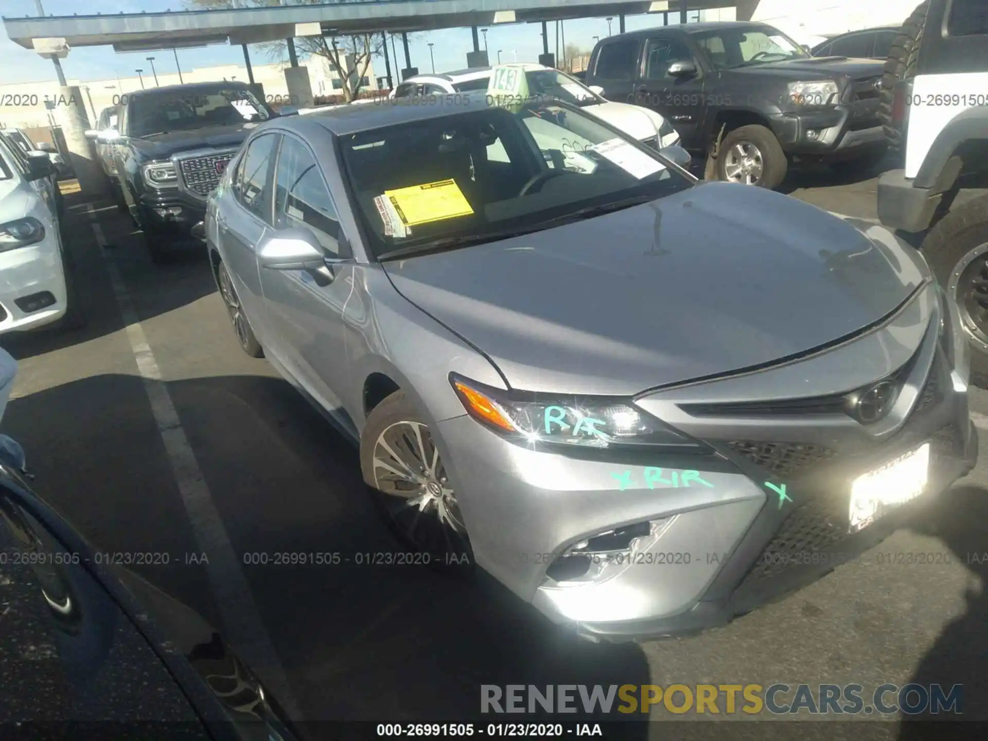 1 Photograph of a damaged car 4T1B11HK3KU805953 TOYOTA CAMRY 2019