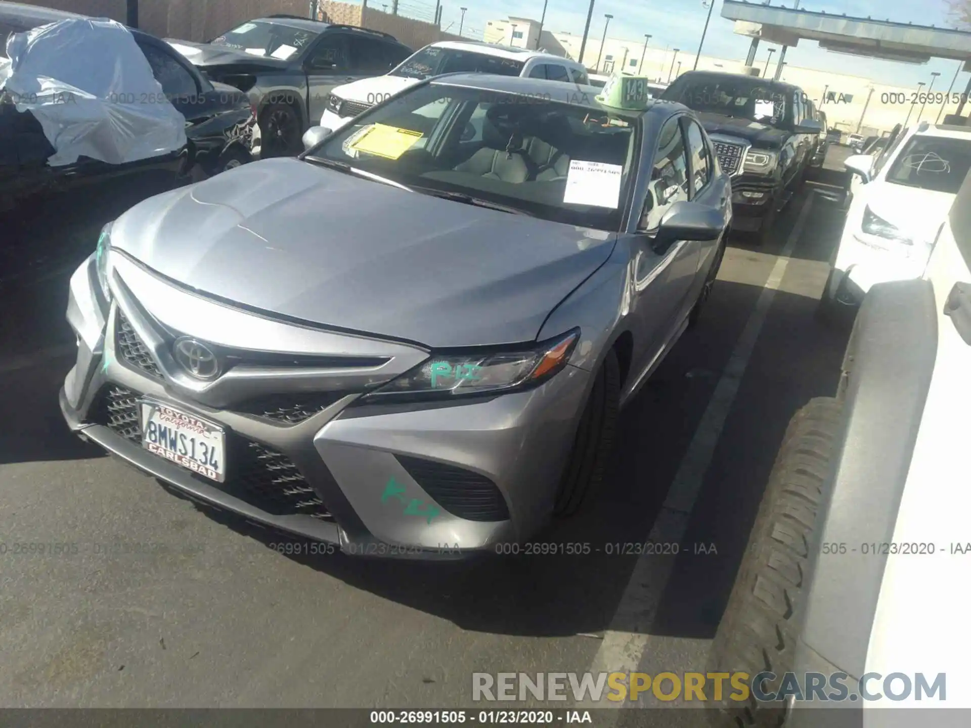 2 Photograph of a damaged car 4T1B11HK3KU805953 TOYOTA CAMRY 2019