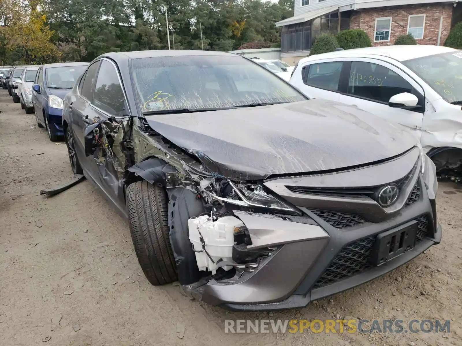 1 Photograph of a damaged car 4T1B11HK3KU807461 TOYOTA CAMRY 2019