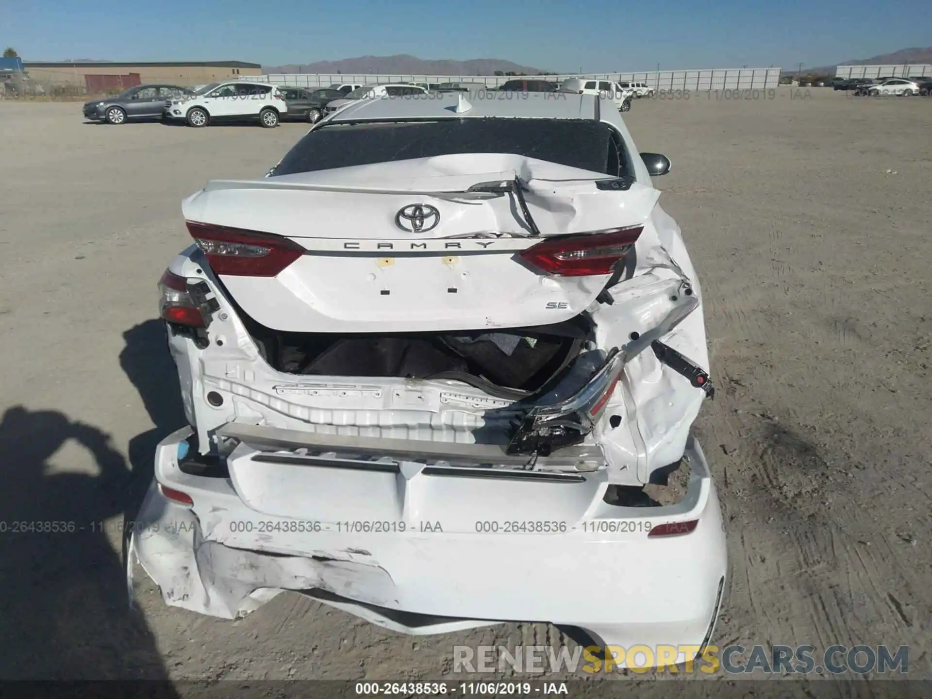 6 Photograph of a damaged car 4T1B11HK3KU808108 TOYOTA CAMRY 2019