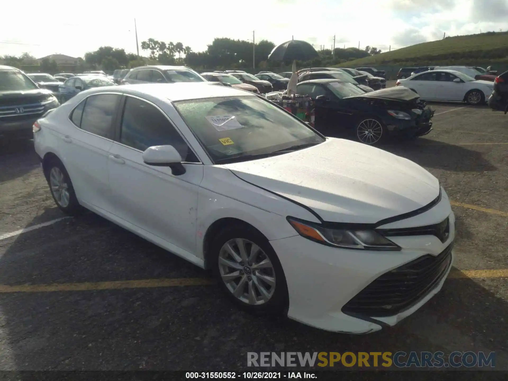 1 Photograph of a damaged car 4T1B11HK3KU808965 TOYOTA CAMRY 2019