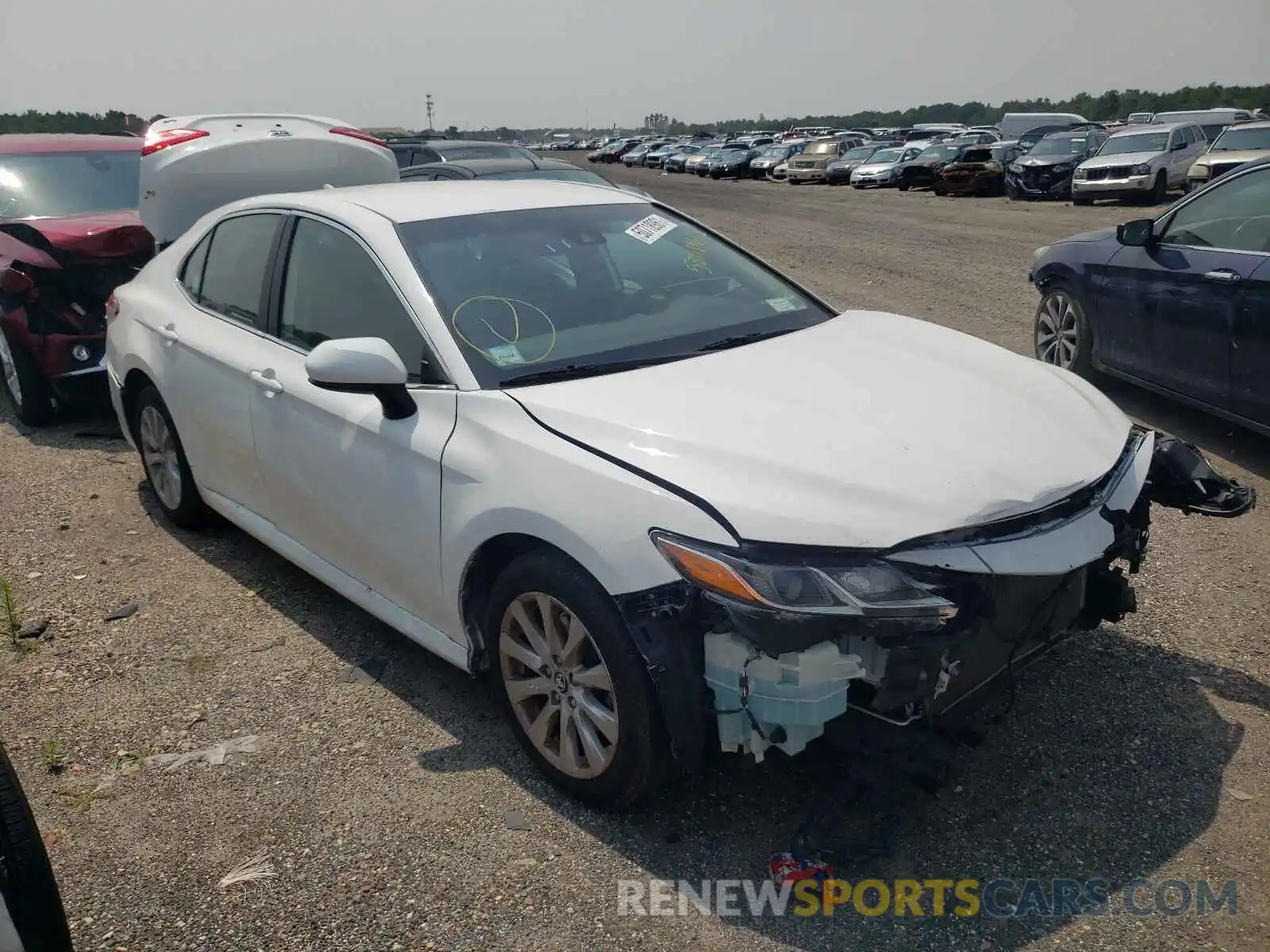 1 Photograph of a damaged car 4T1B11HK3KU811378 TOYOTA CAMRY 2019