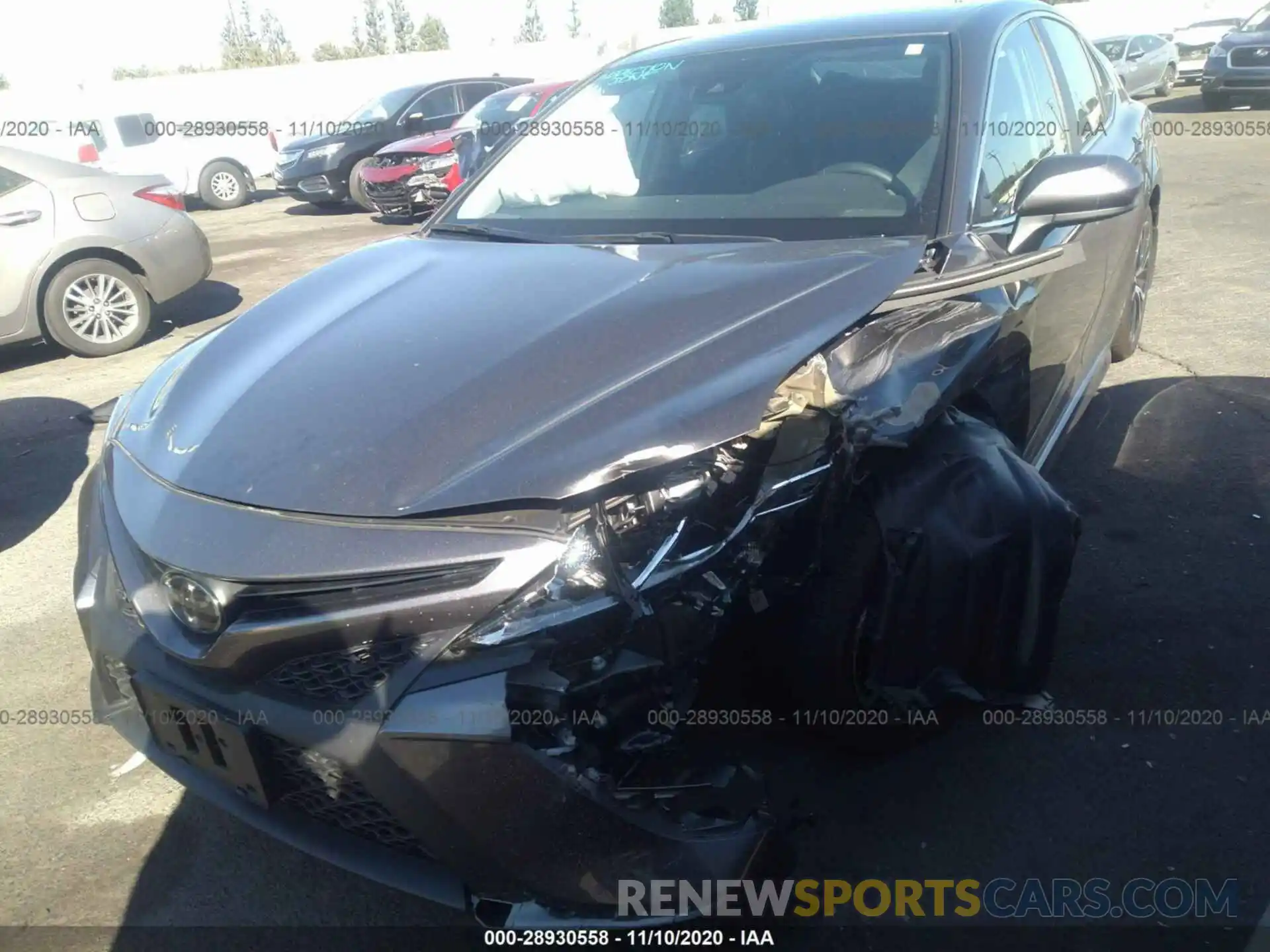 2 Photograph of a damaged car 4T1B11HK3KU812238 TOYOTA CAMRY 2019