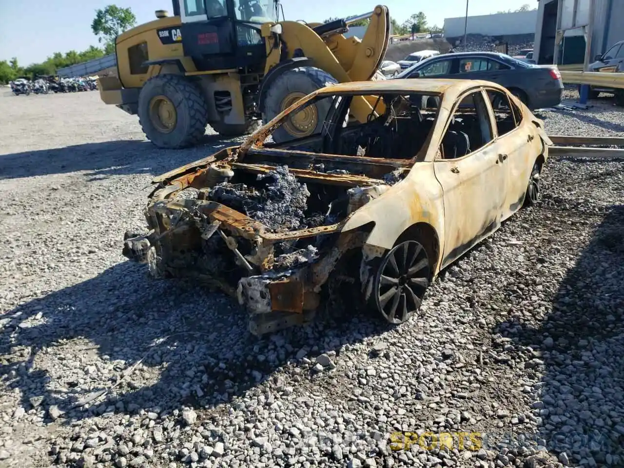 2 Photograph of a damaged car 4T1B11HK3KU812255 TOYOTA CAMRY 2019